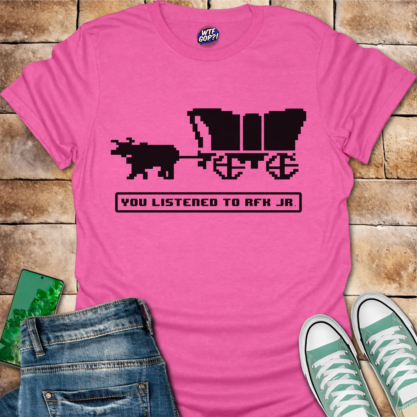 RFK Jr. Dysentery: Oregon Trail Political Humor Shirt