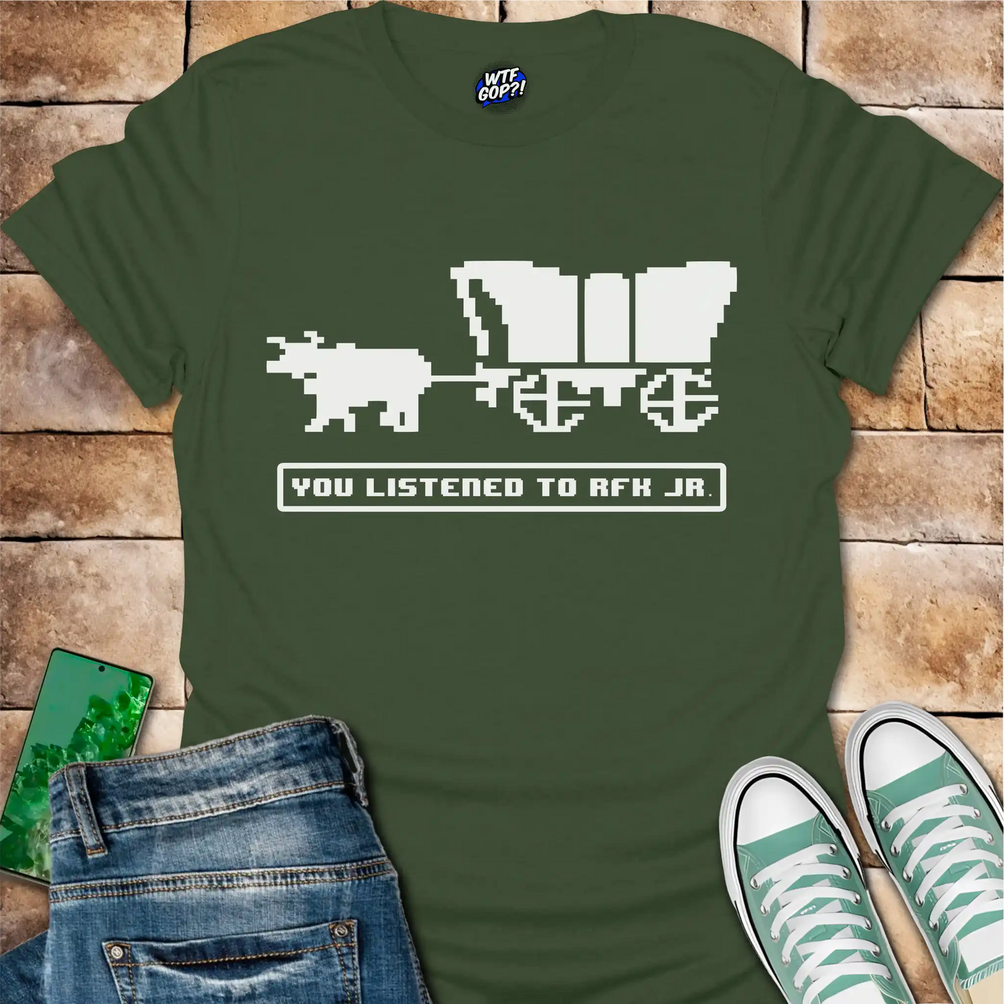 RFK Jr. Dysentery: Oregon Trail Political Humor Shirt
