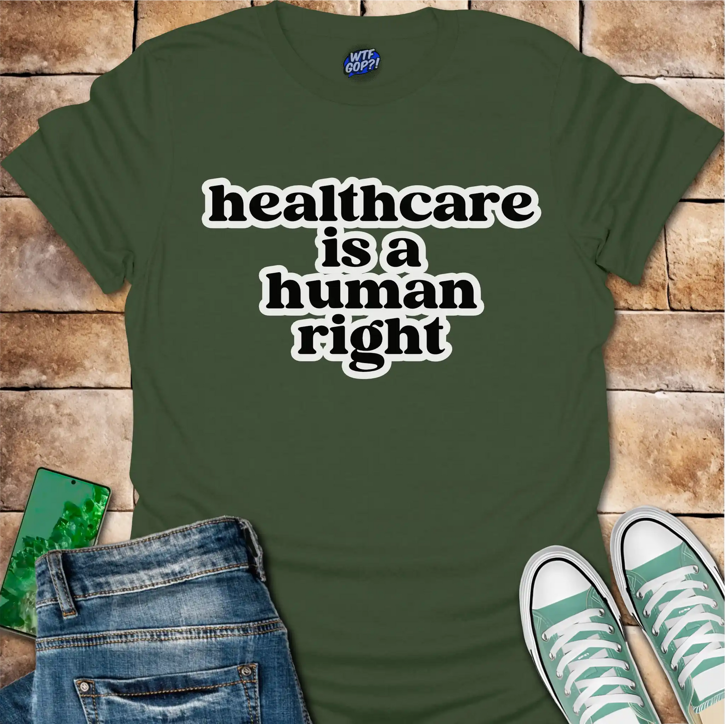 Healthcare Is A Human Right T-Shirt - Political Tee