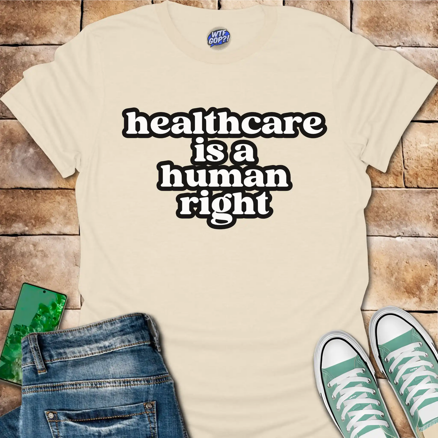 Healthcare Is A Human Right T-Shirt - Political Tee