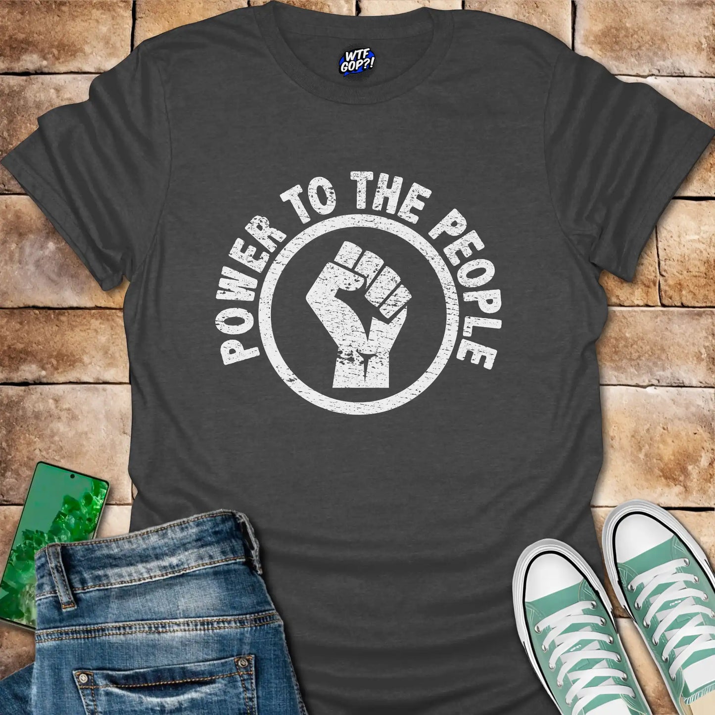 Power to the People T-Shirt - Anti-Trump, Political Statement Tee