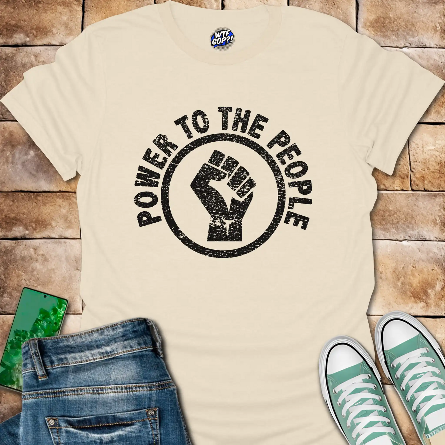 Power to the People T-Shirt - Anti-Trump, Political Statement Tee