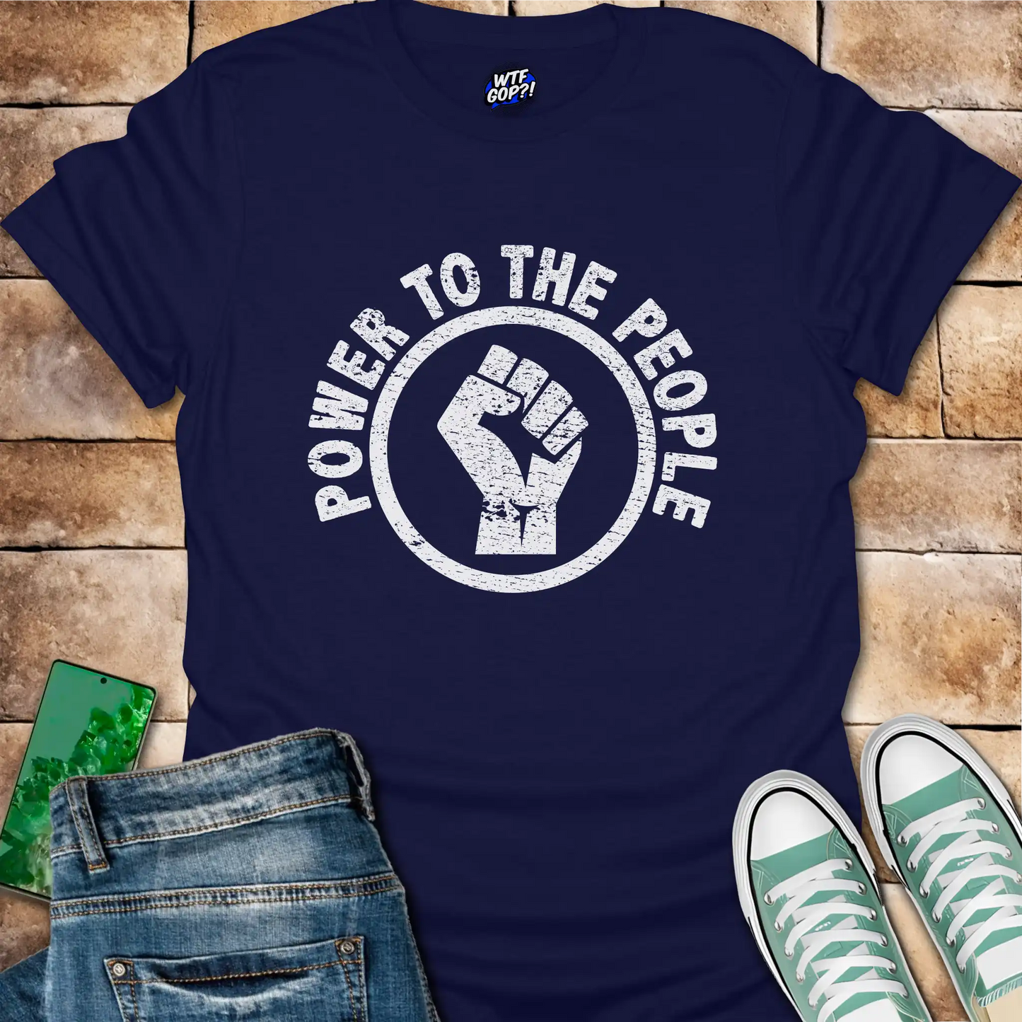 Power to the People T-Shirt - Anti-Trump, Political Statement Tee