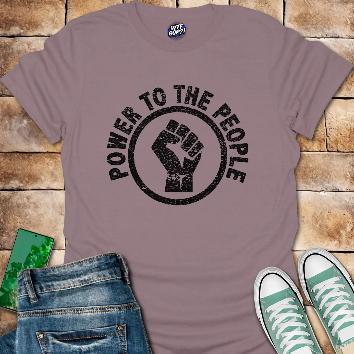 Power to the People T-Shirt - Anti-Trump, Political Statement Tee