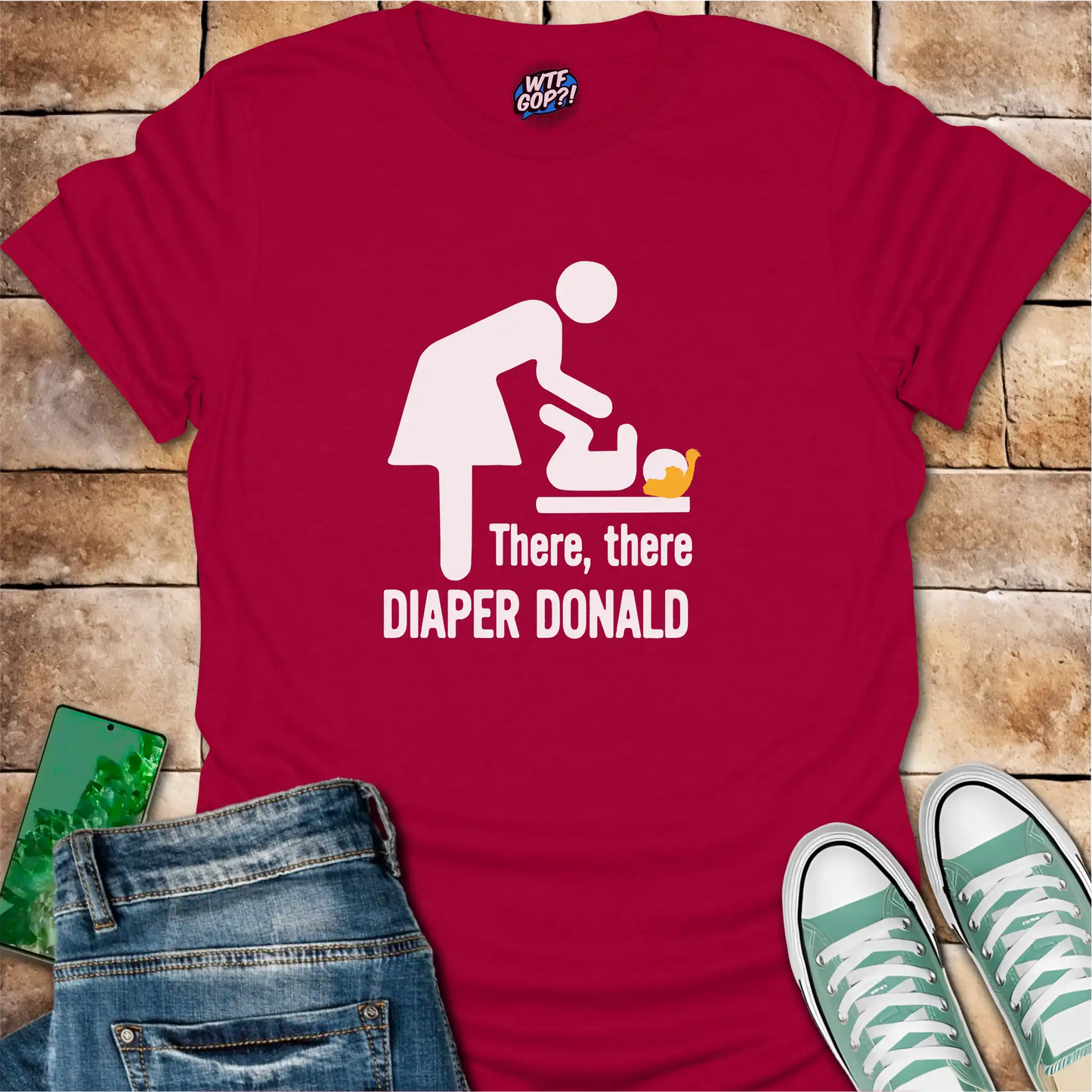 Diaper Donald T-Shirt | Political Humor Anti-Trump Tee