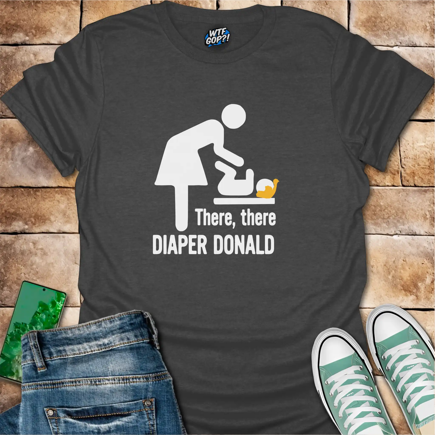 Diaper Donald T-Shirt | Political Humor Anti-Trump Tee