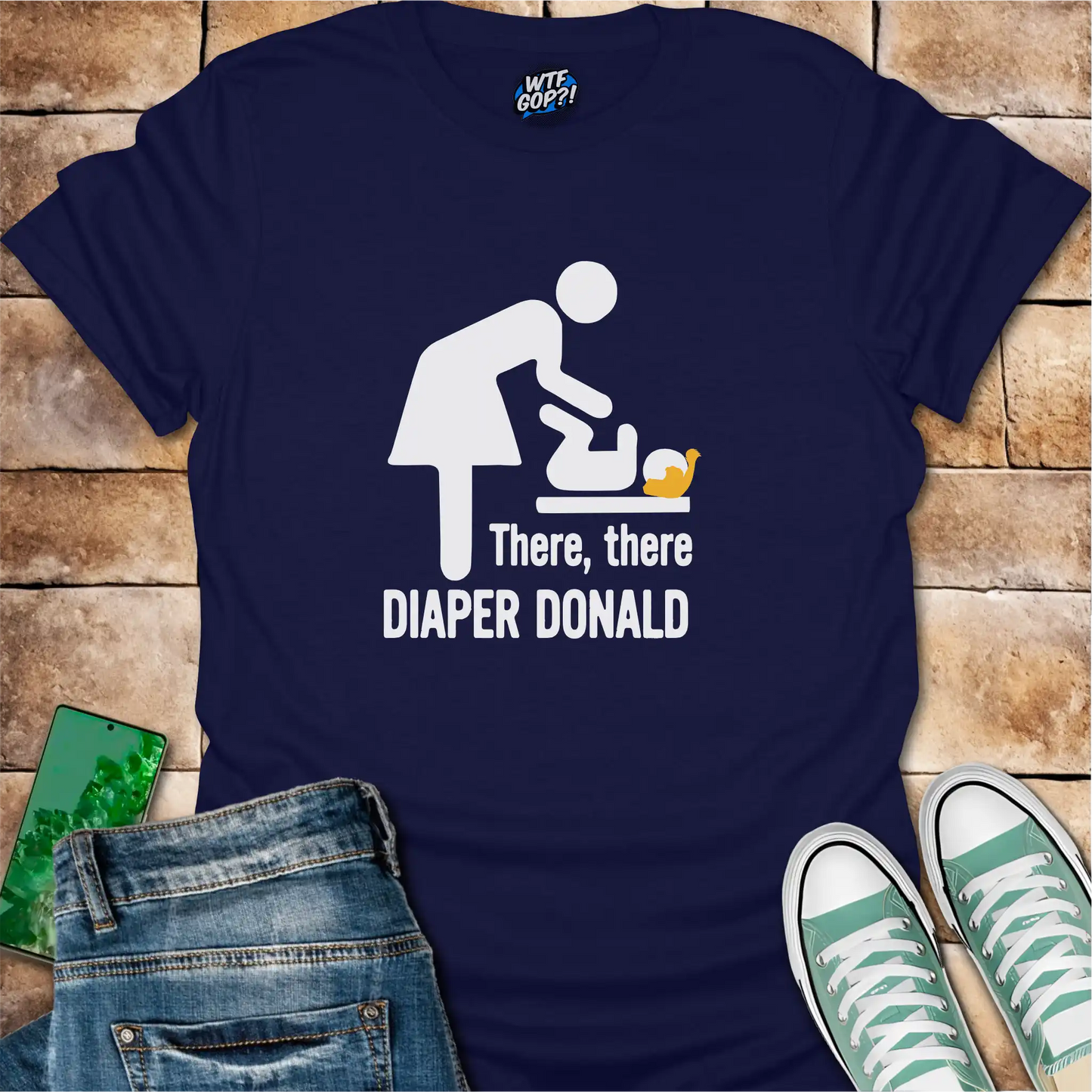 Diaper Donald T-Shirt | Political Humor Anti-Trump Tee