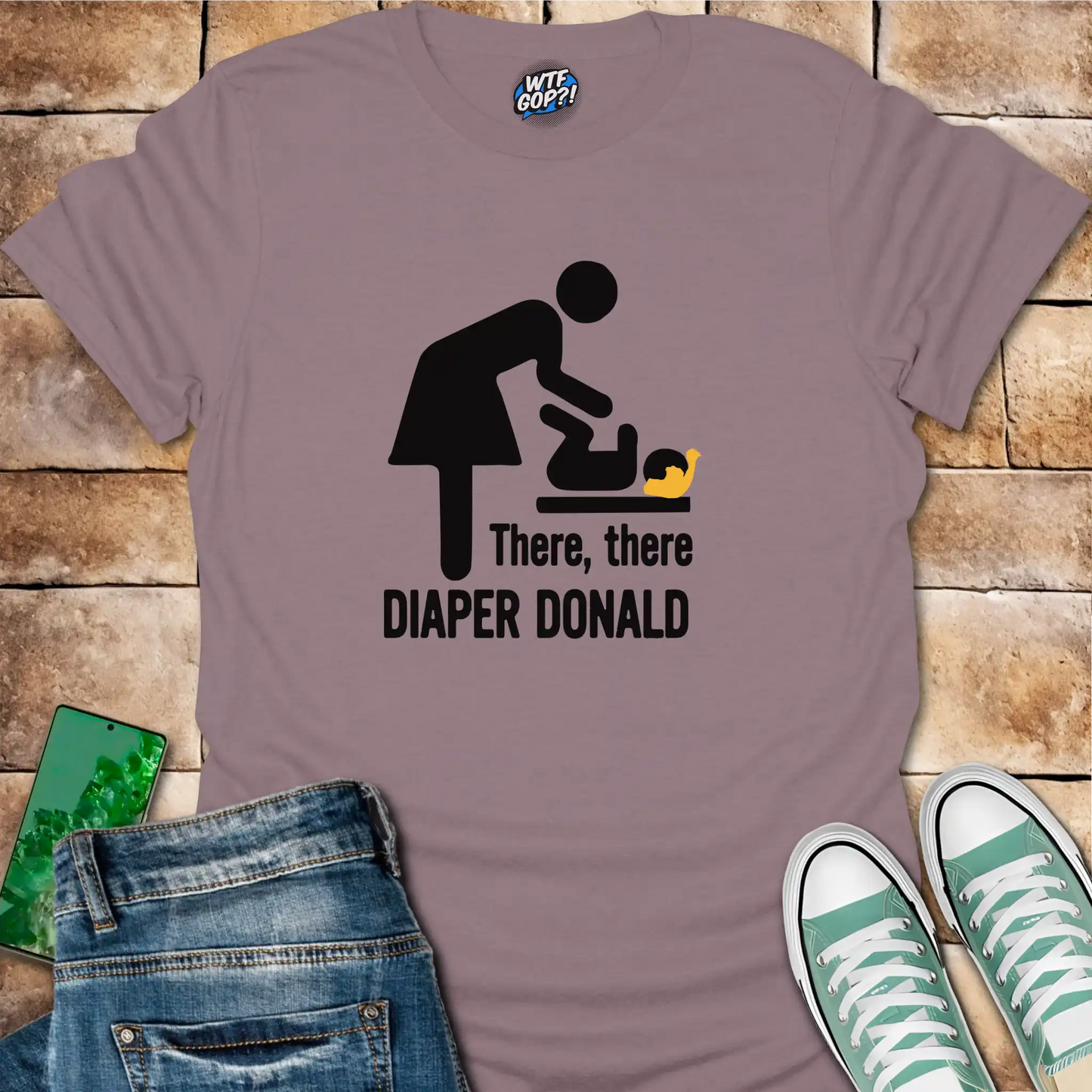 Diaper Donald T-Shirt | Political Humor Anti-Trump Tee