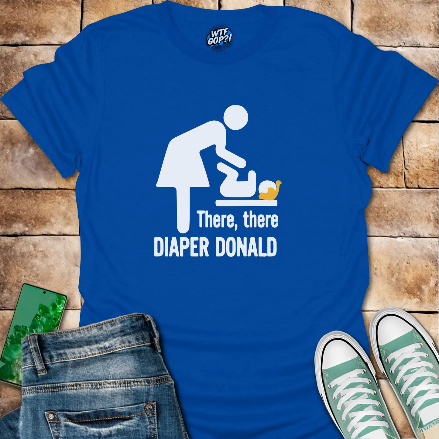 Diaper Donald T-Shirt | Political Humor Anti-Trump Tee