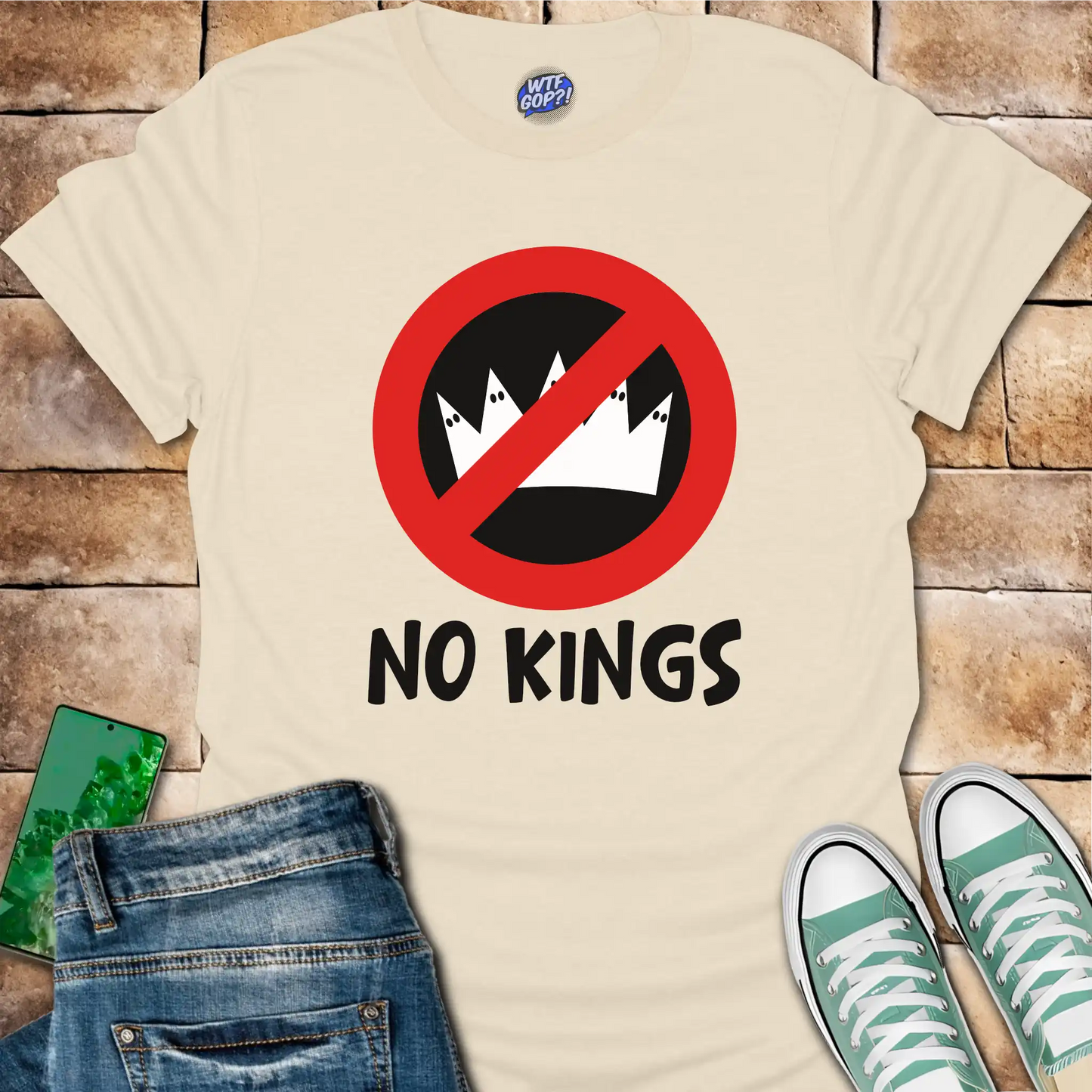 No Kings Anti-Supremacy T-Shirt