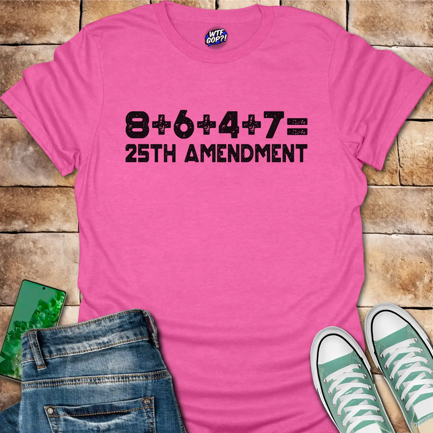 8647 25th Amendment T-Shirt - Clever Anti-Trump Protest Tee