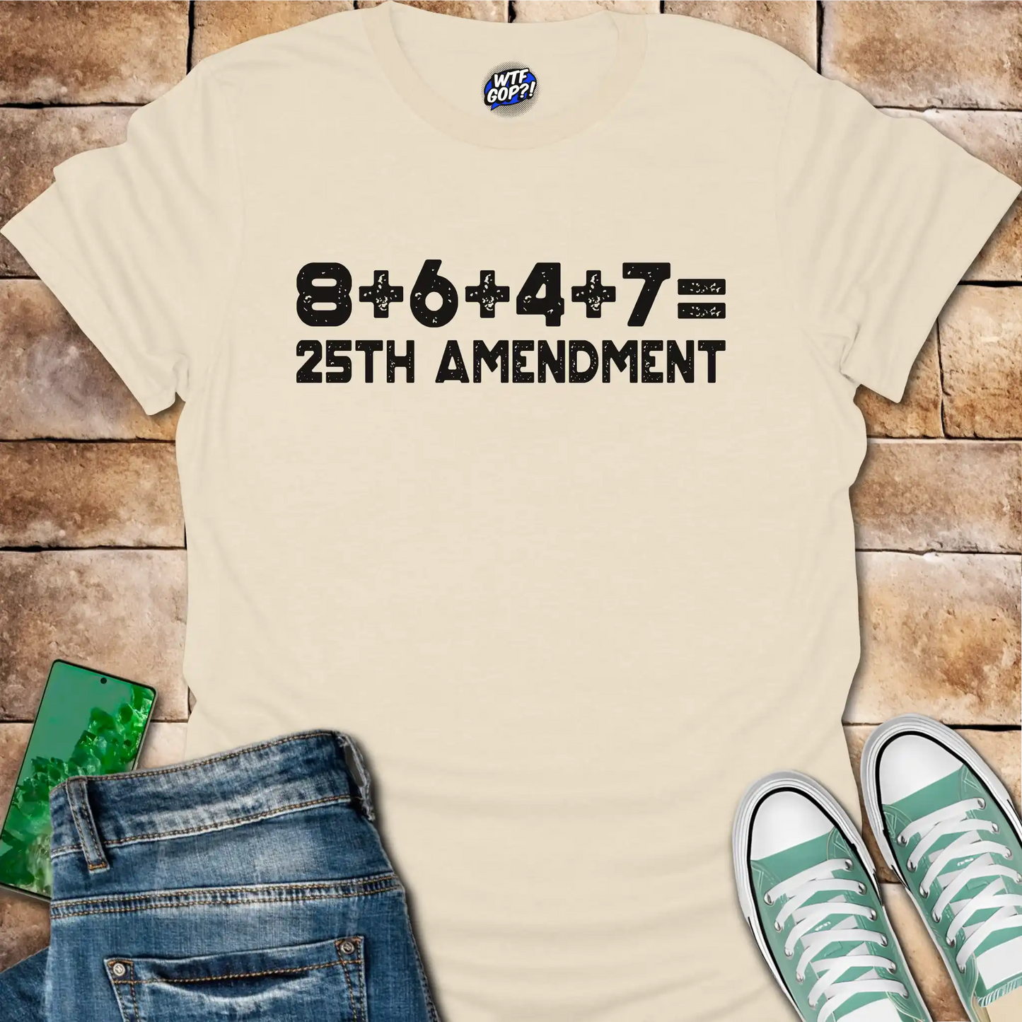 8647 25th Amendment T-Shirt - Clever Anti-Trump Protest Tee
