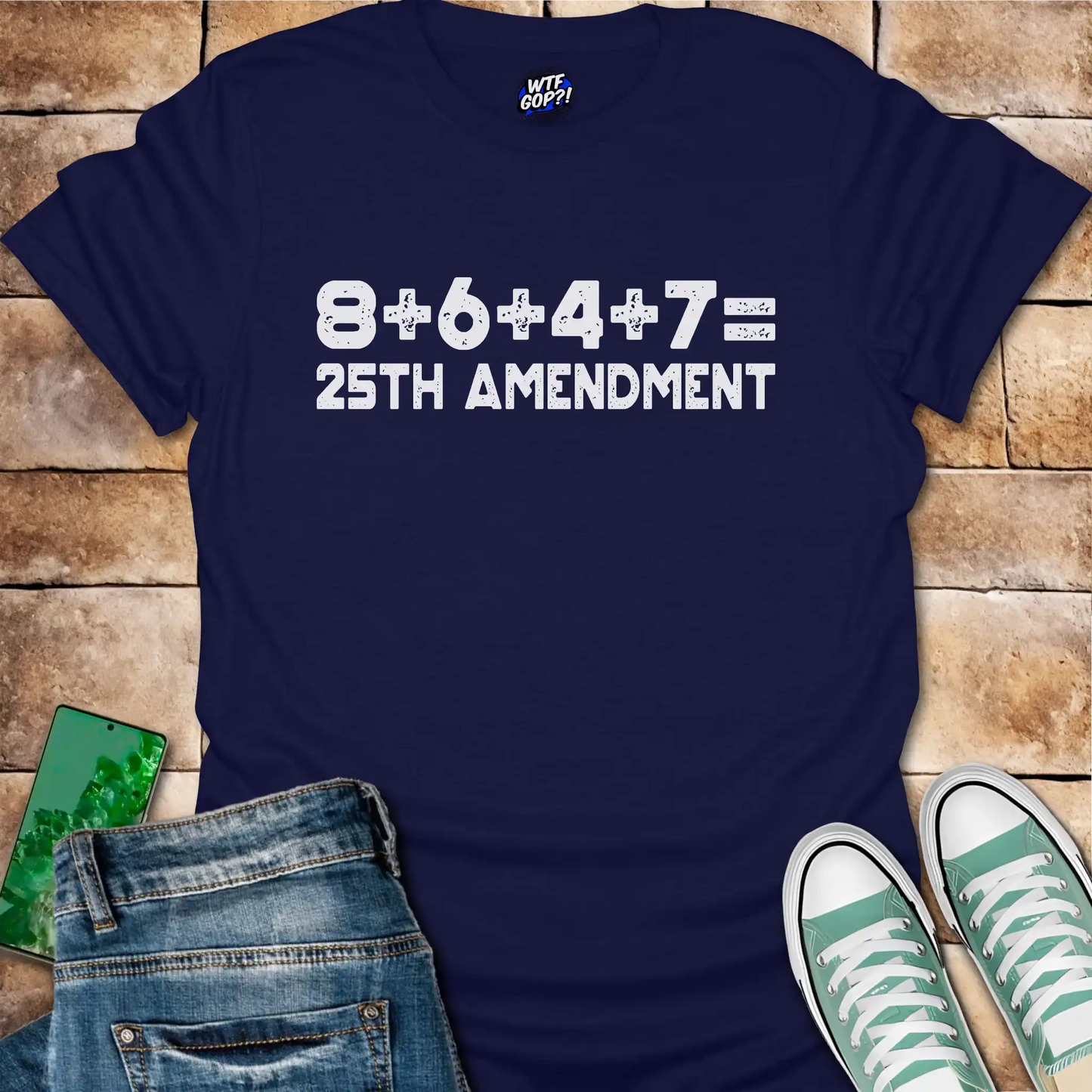 8647 25th Amendment T-Shirt - Clever Anti-Trump Protest Tee