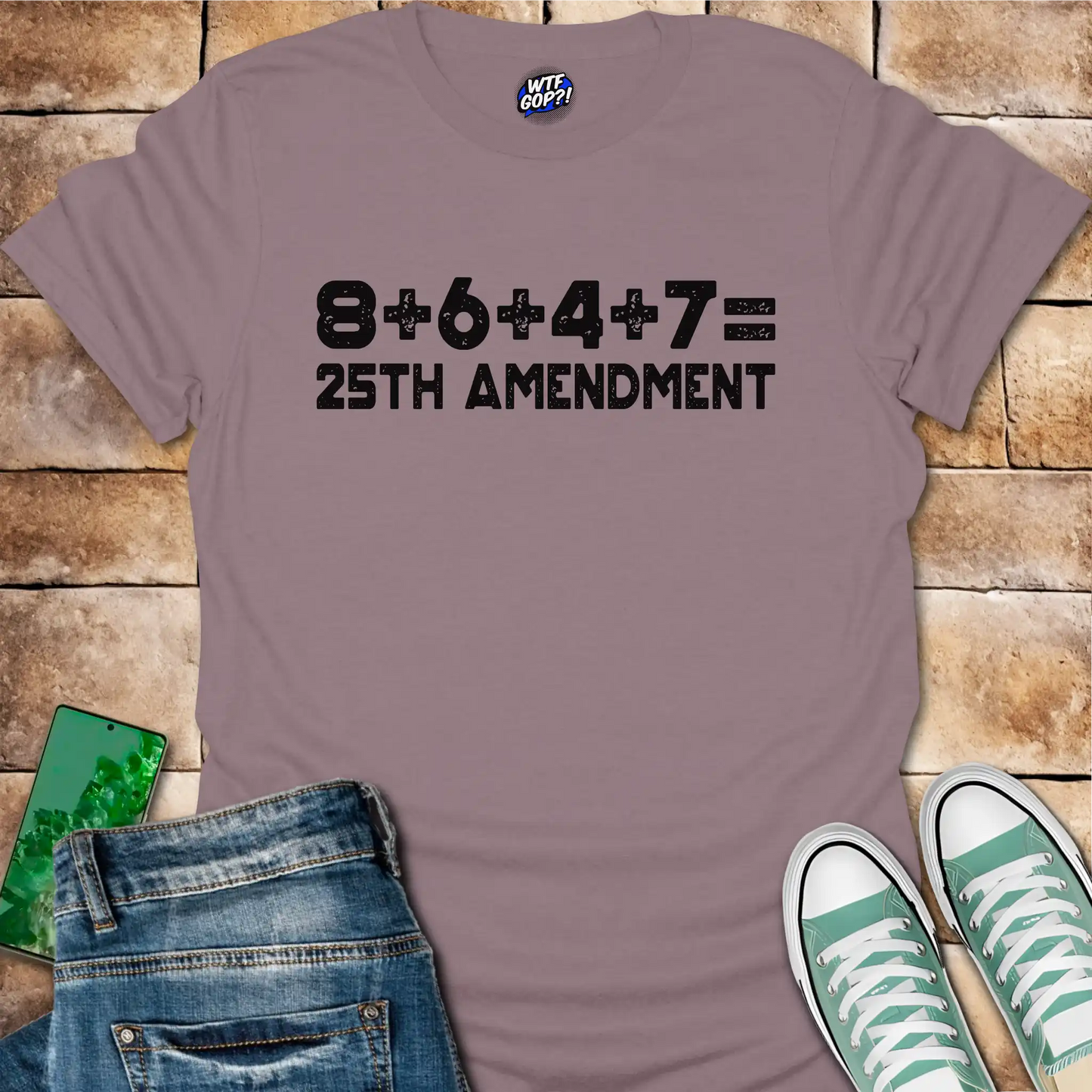 8647 25th Amendment T-Shirt - Clever Anti-Trump Protest Tee