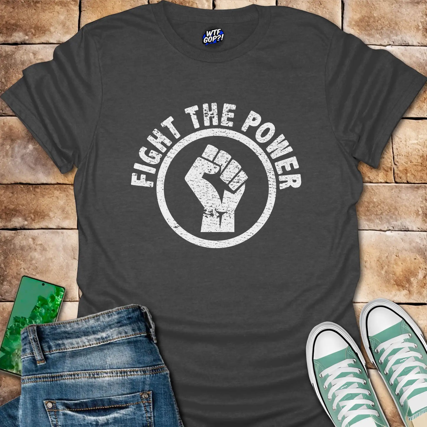 Fight the Power T-Shirt - Anti-Trump Protest Tee