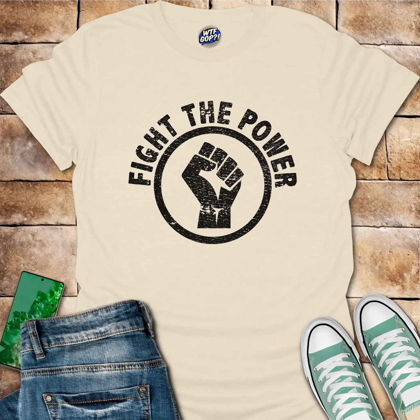 Fight the Power T-Shirt - Anti-Trump Protest Tee