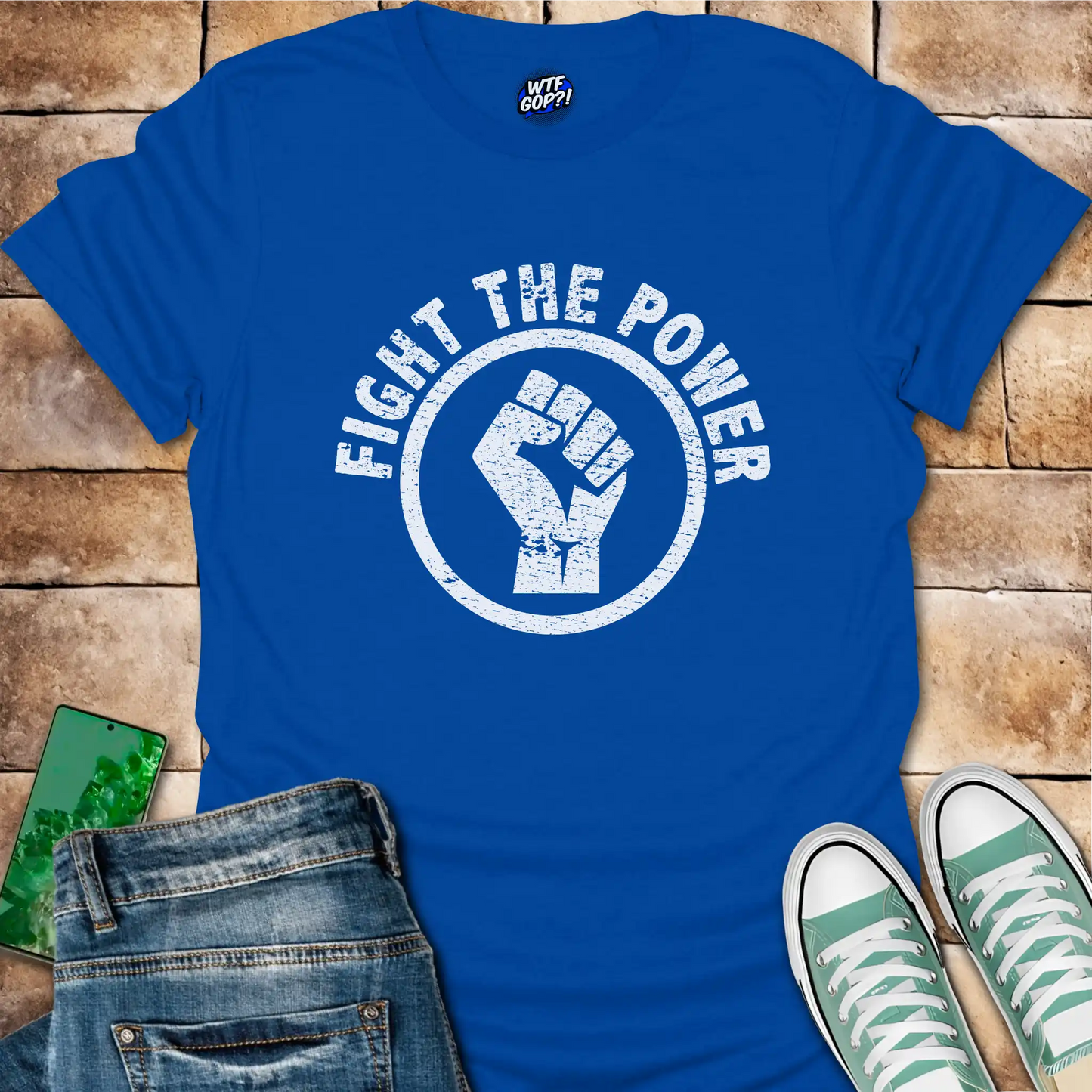 Fight the Power T-Shirt - Anti-Trump Protest Tee