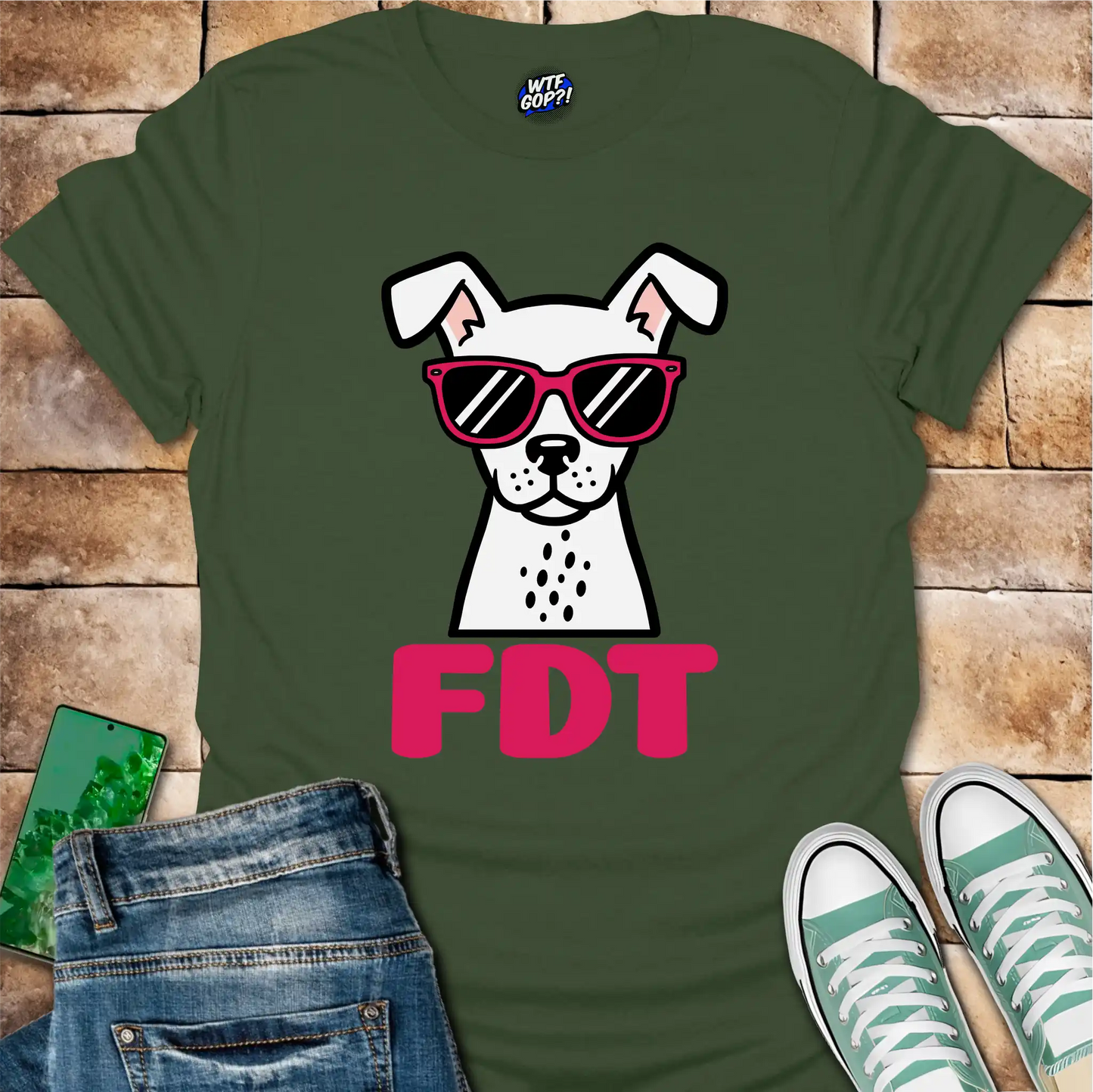 FDT Dog Shirt: Loyal to Democracy, Not Deceit