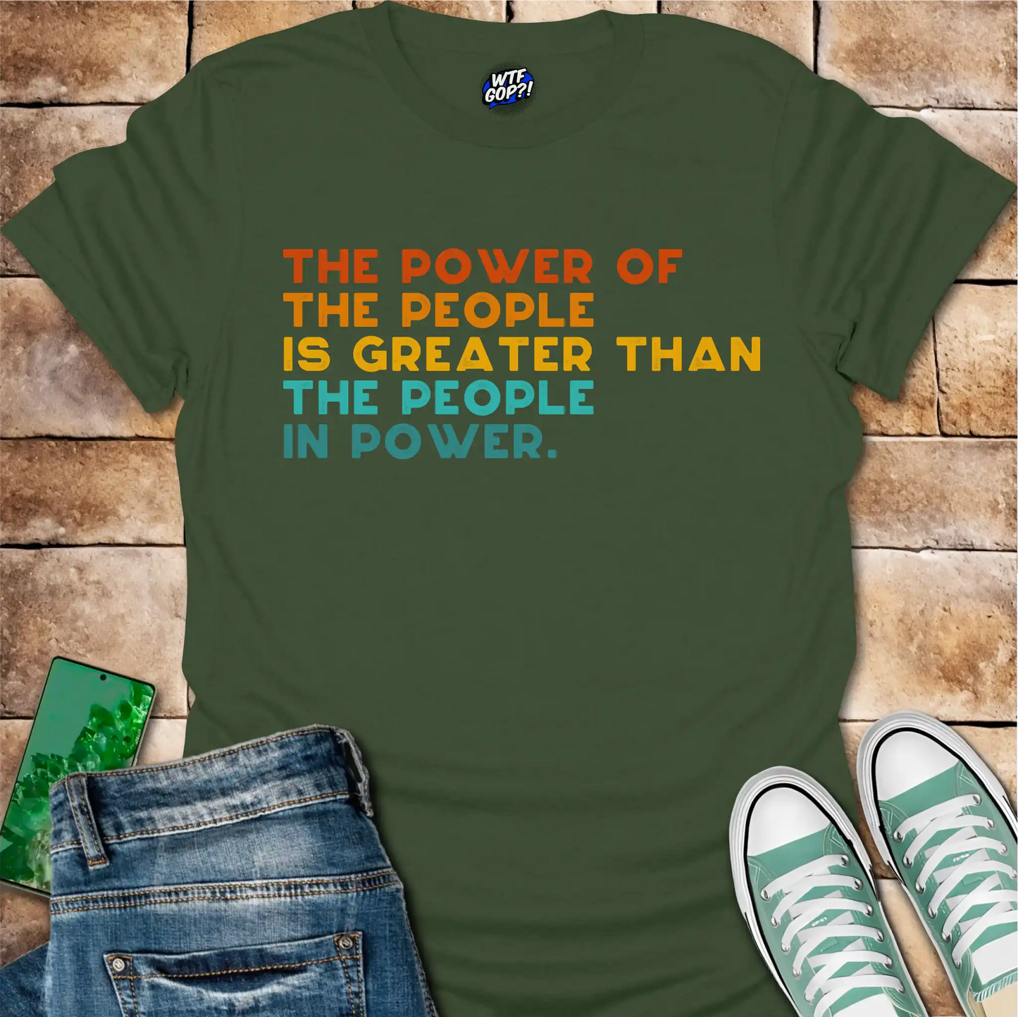 Power of the People T-Shirt - Anti-Establishment, Resist Tee