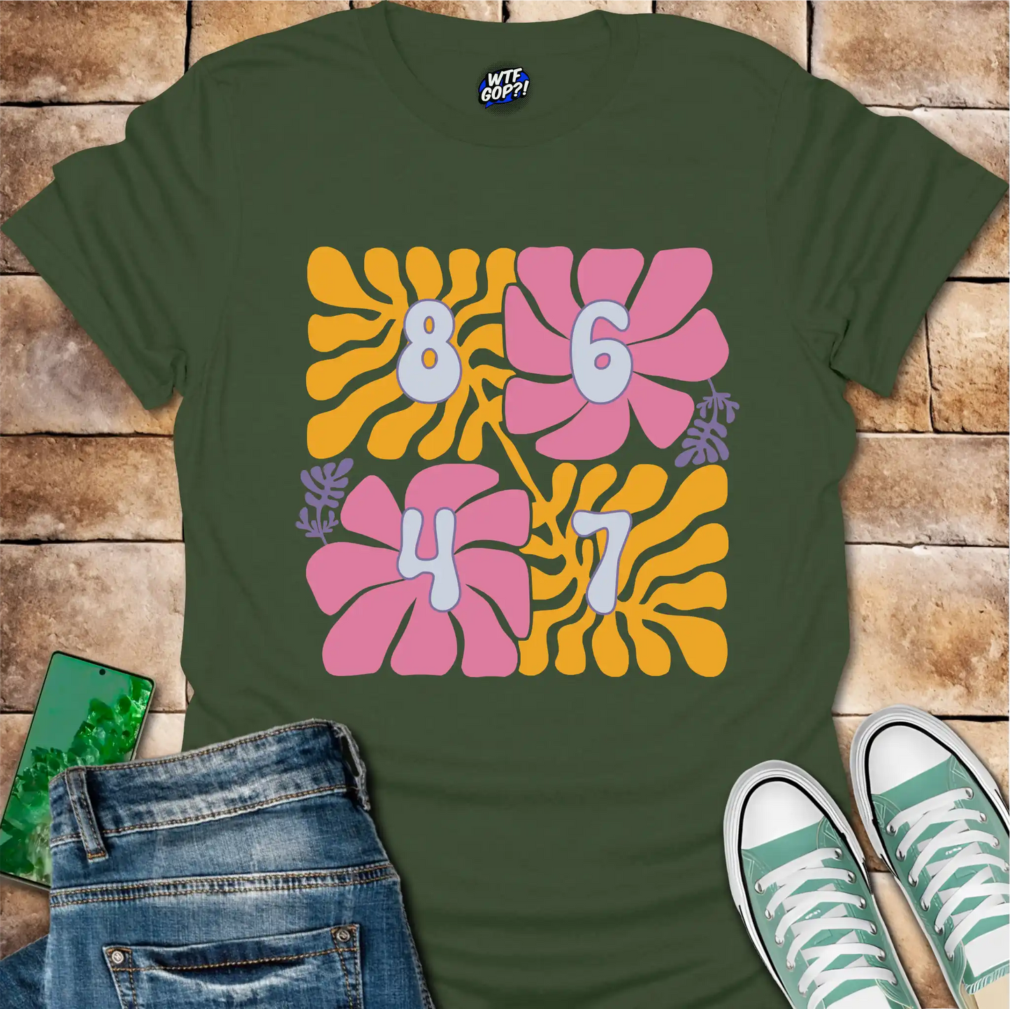 Boho 8647 T-Shirt - Subtle Anti-Trump Progressive Tee