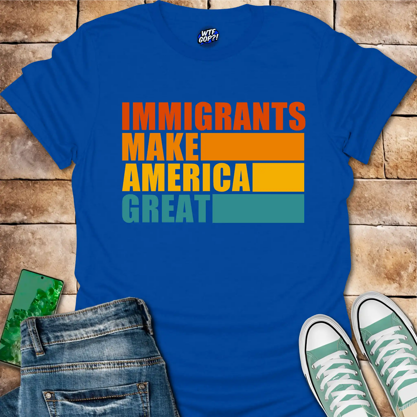Immigrants Make America Great T-Shirt - Pro-Immigrant Tee
