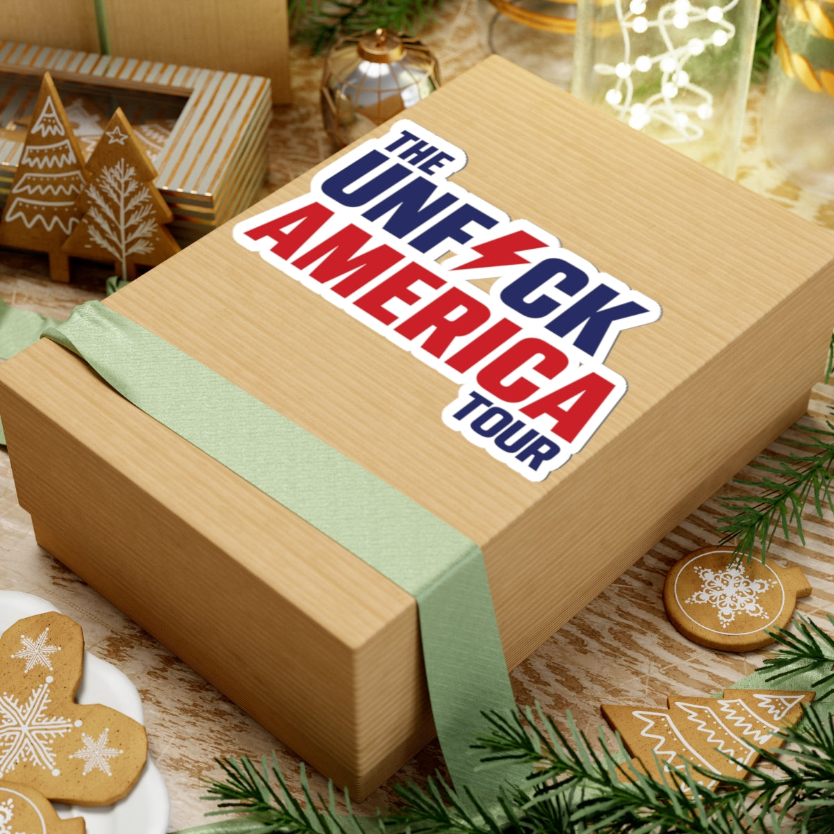 Unfuck America Tour Sticker | Political Activist Vinyl Decal