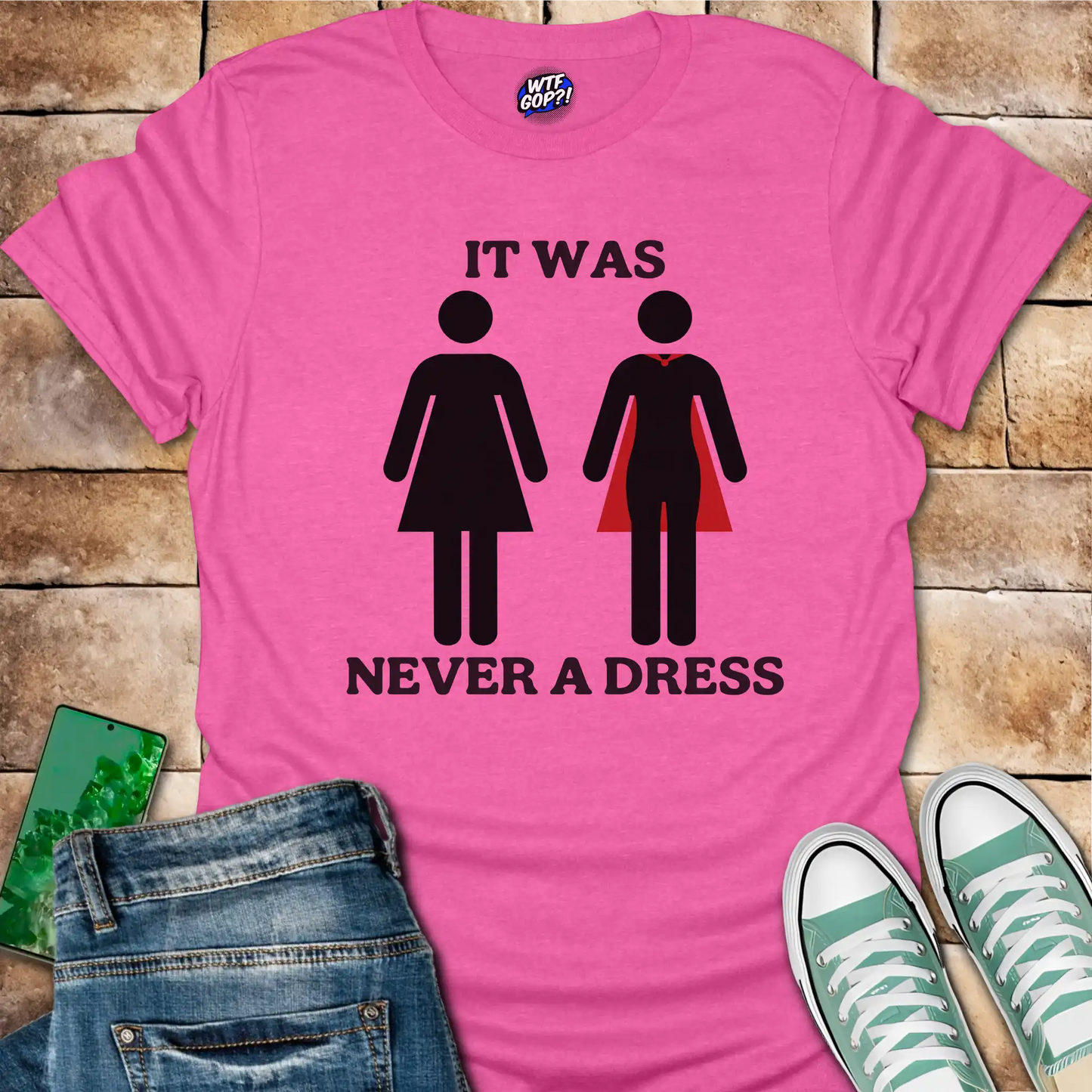 Always A Superhero Woman T-Shirt - Empowering Feminist Tee