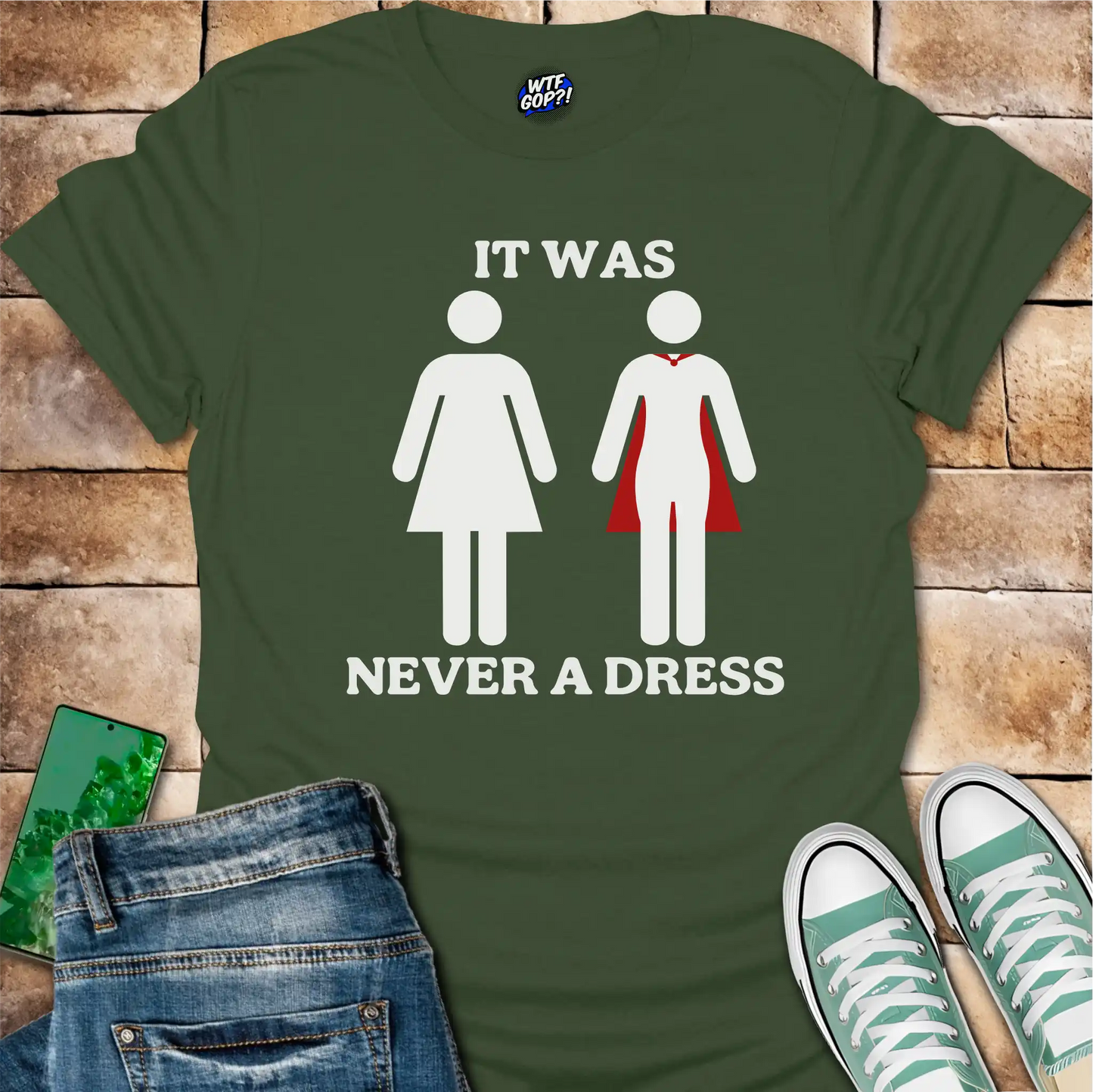 Always A Superhero Woman T-Shirt - Empowering Feminist Tee