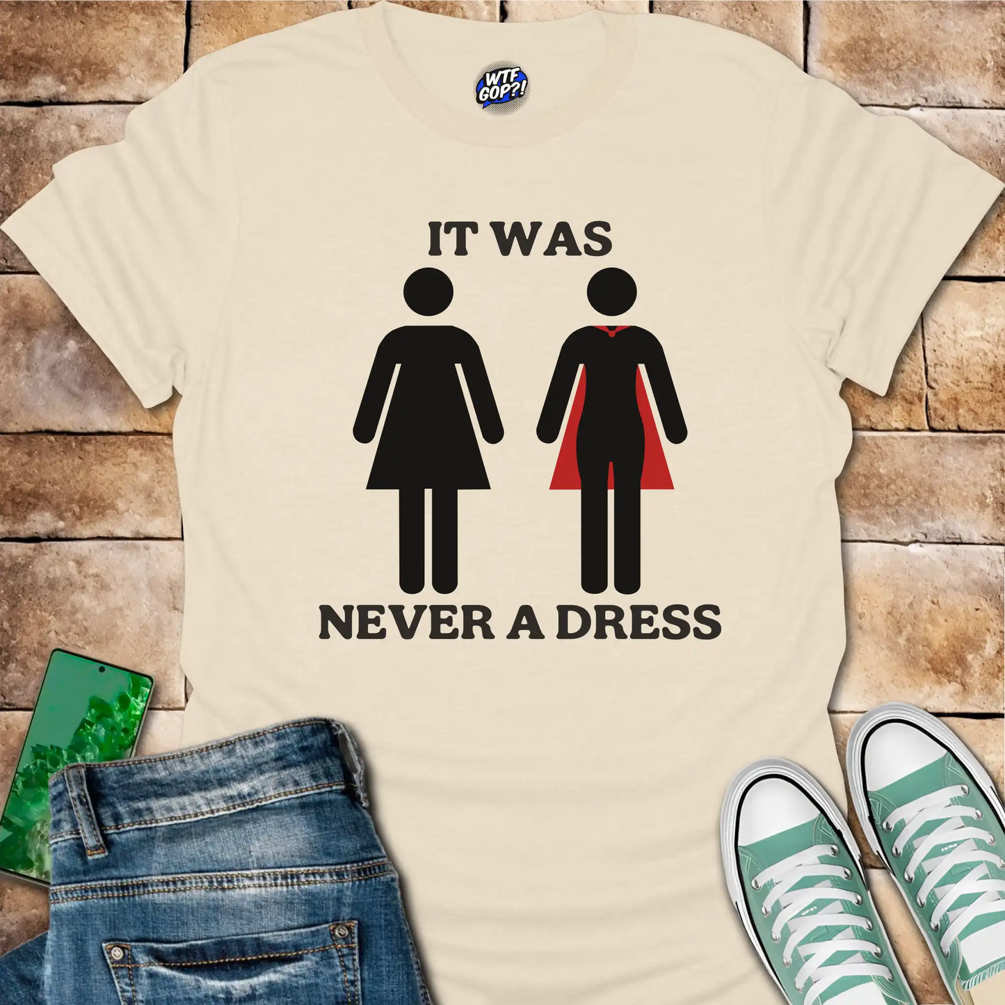 Always A Superhero Woman T-Shirt - Empowering Feminist Tee