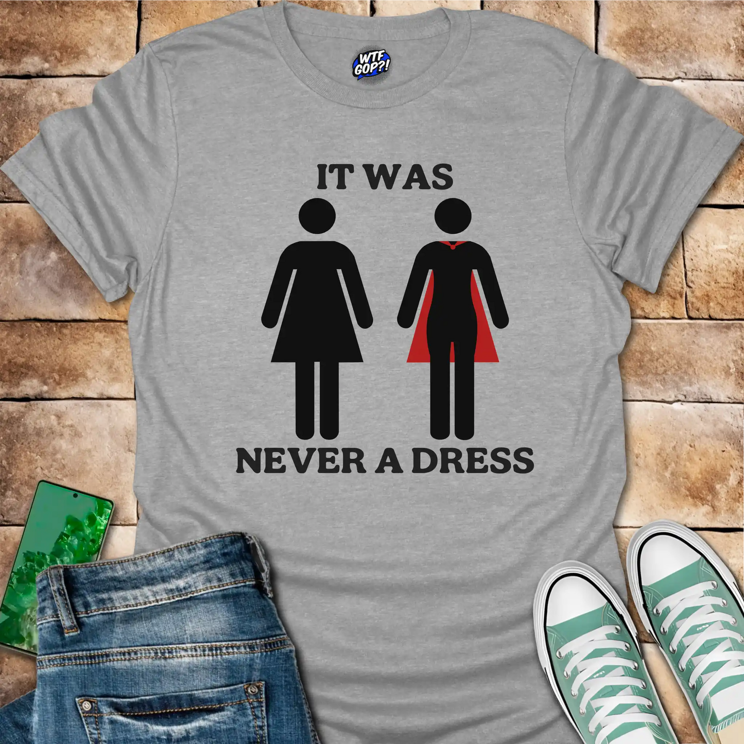 Always A Superhero Woman T-Shirt - Empowering Feminist Tee