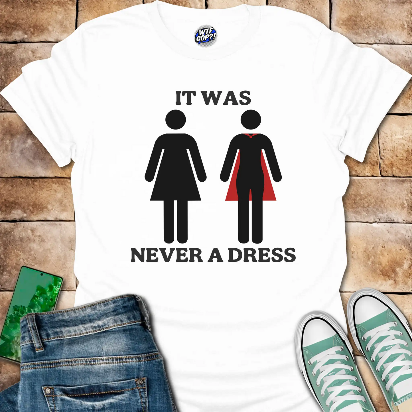 Always A Superhero Woman T-Shirt - Empowering Feminist Tee