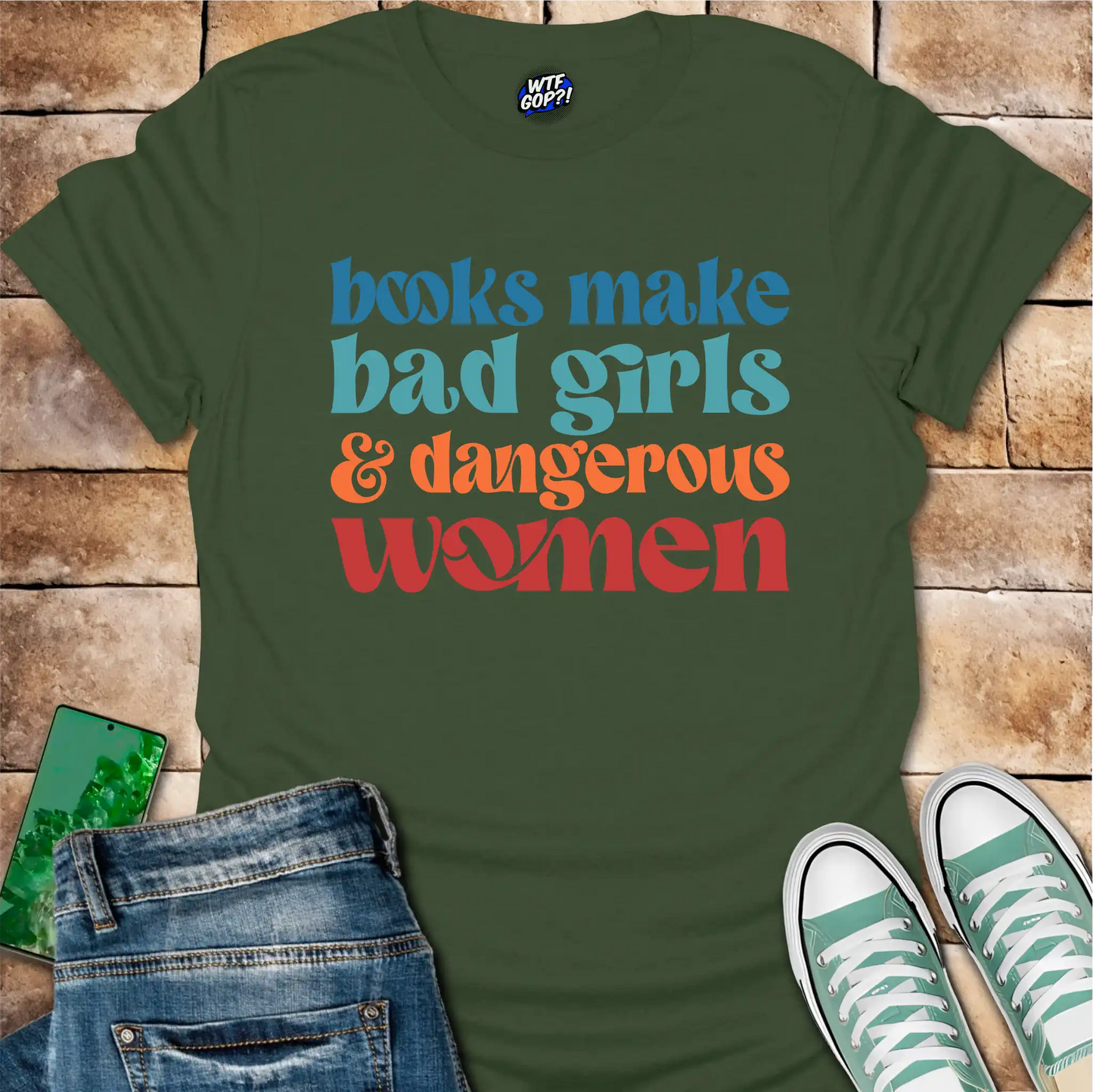Books Make Dangerous Women T-Shirt - Anti-Censorship Tee