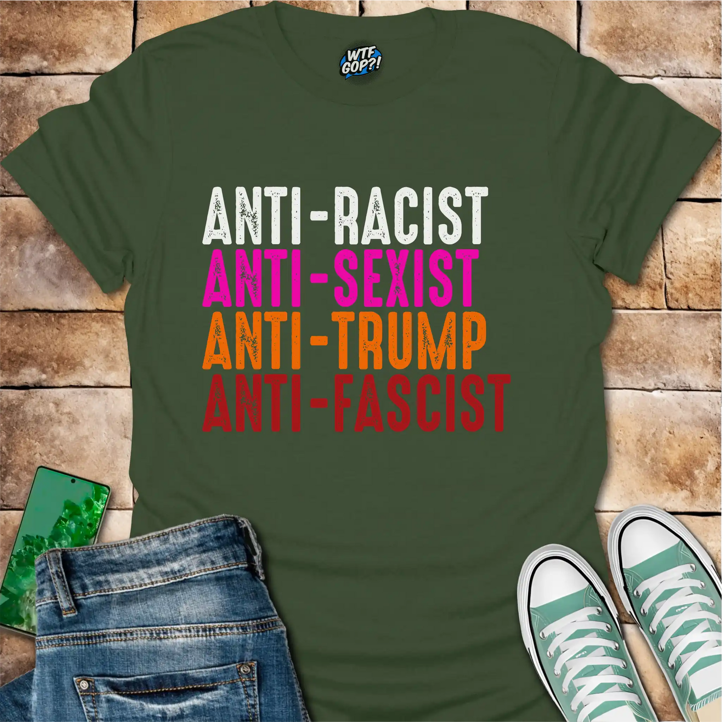 Anti-Everything Shirt | Anti-Racist Anti-Sexist Anti-Trump Anti-Fascist Tee