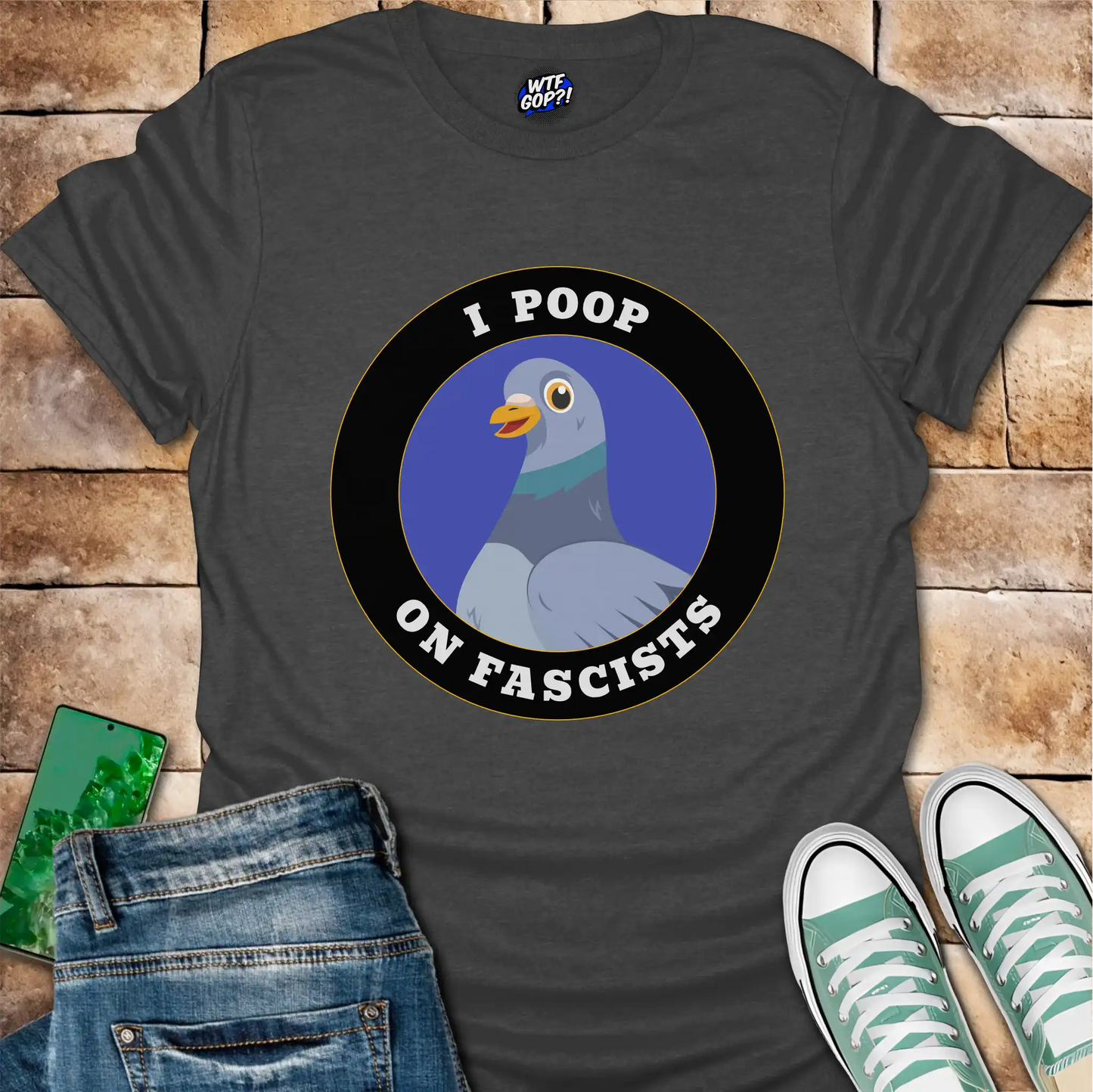 I Poop On Fascists T-Shirt