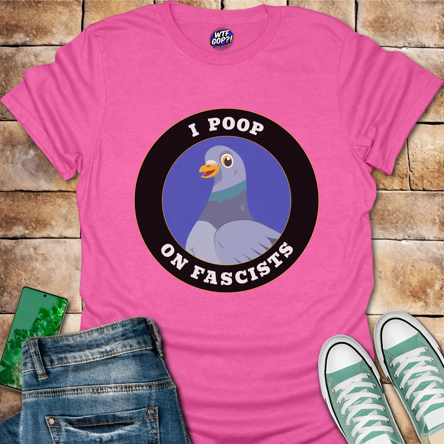I Poop On Fascists T-Shirt