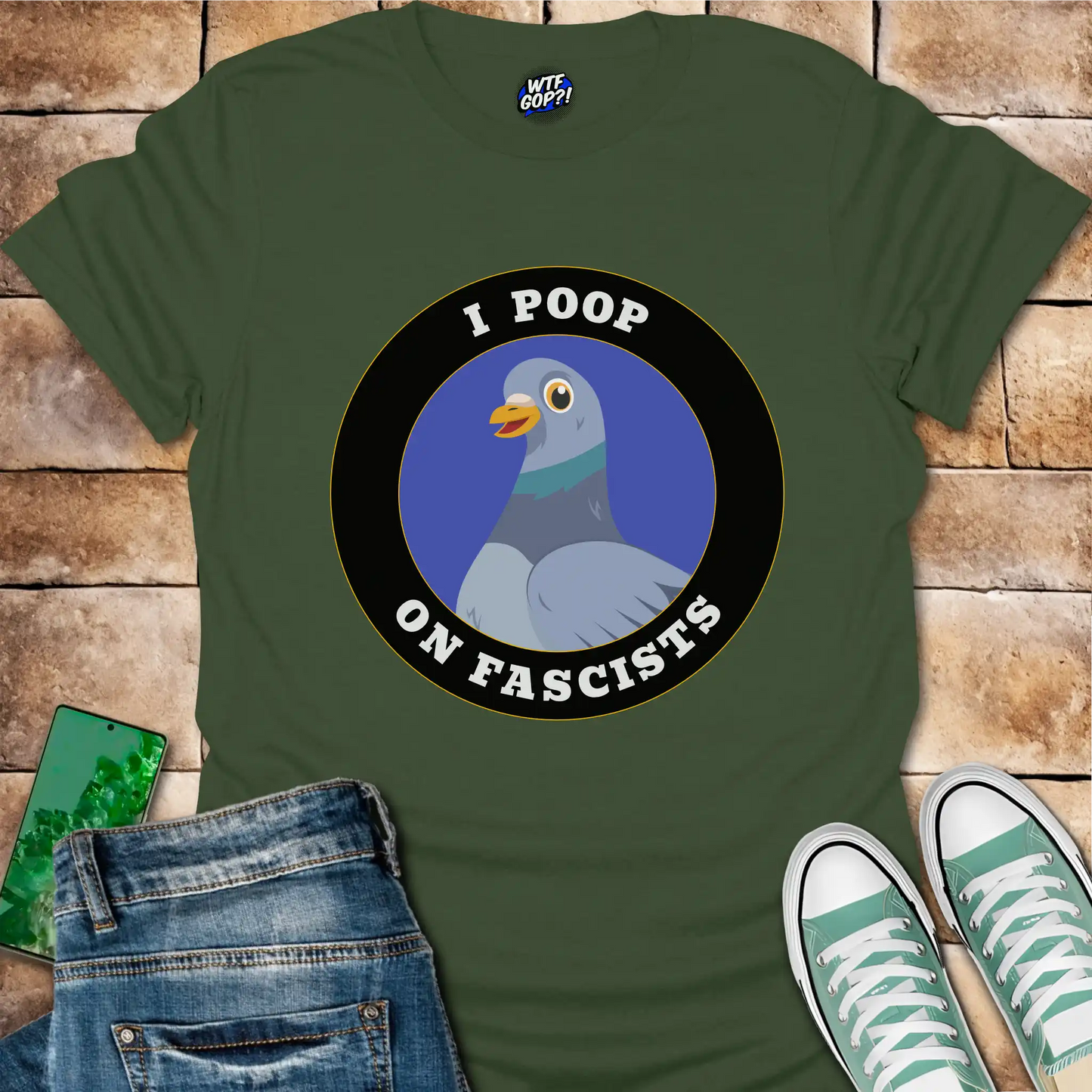 I Poop On Fascists T-Shirt