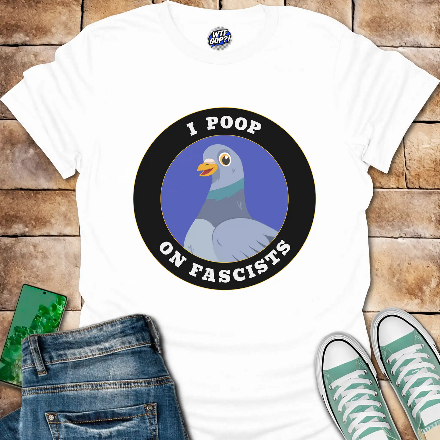 I Poop On Fascists T-Shirt