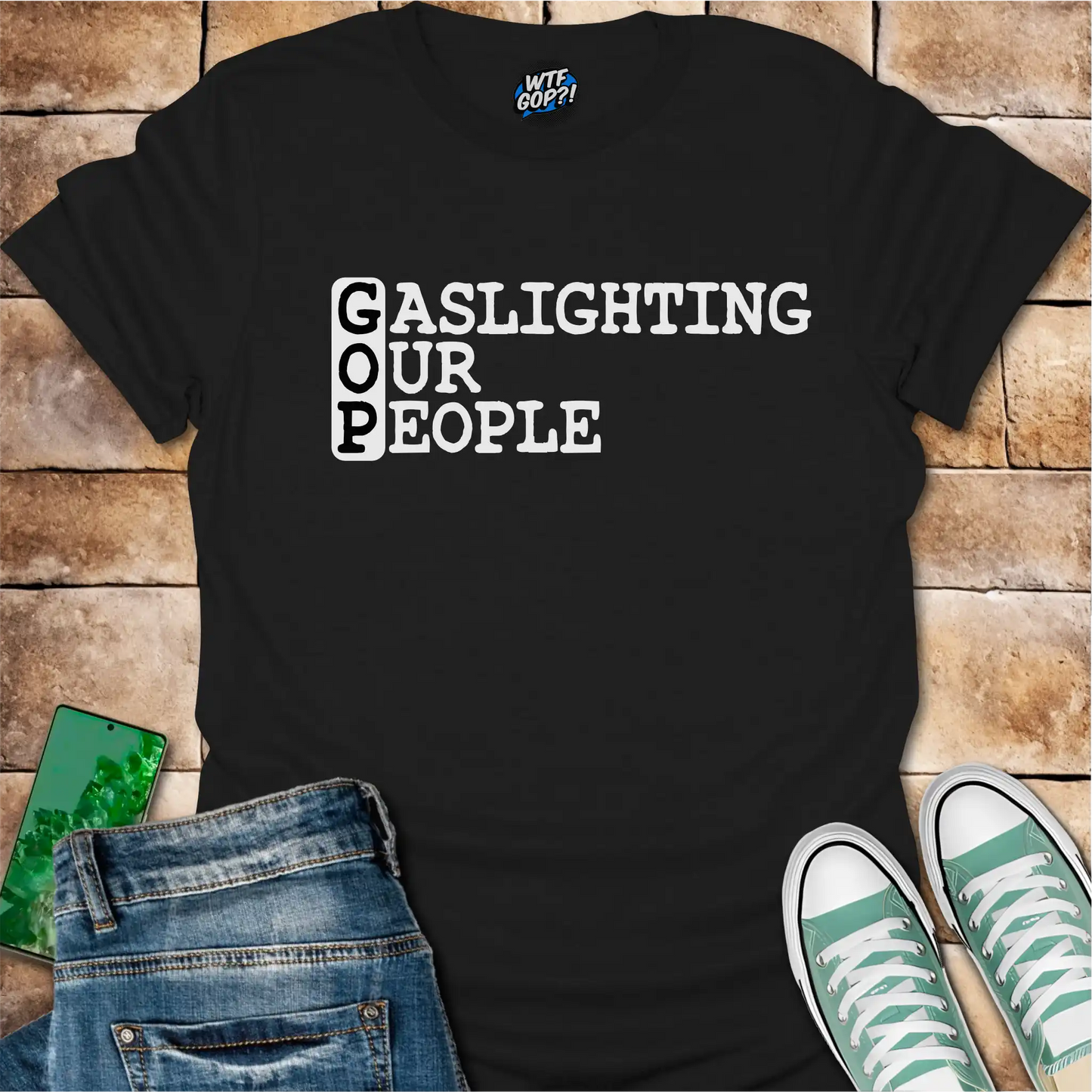 Gaslighting Our People Shirt: Anti-GOP Political Statement Apparel