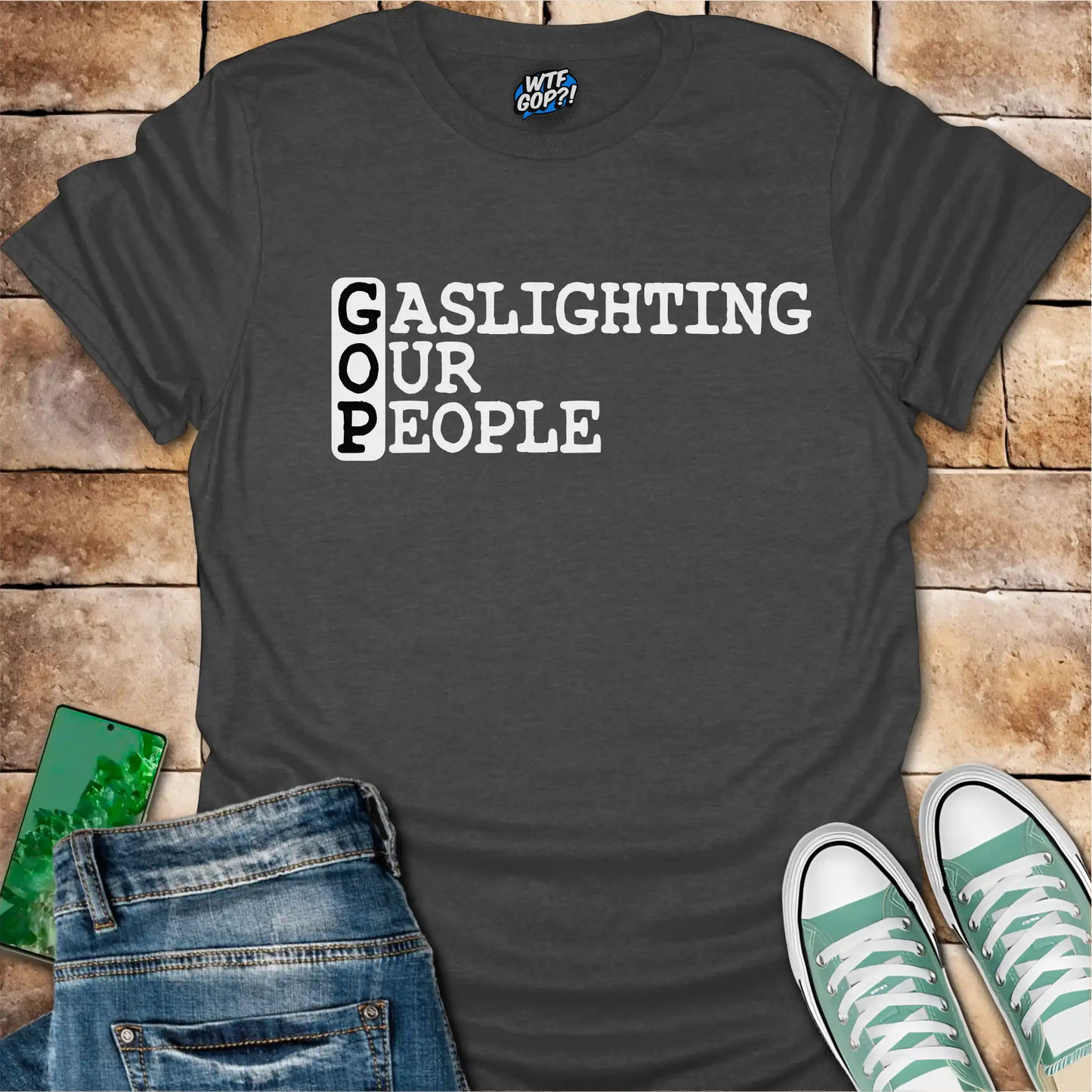 Gaslighting Our People Shirt: Anti-GOP Political Statement Apparel