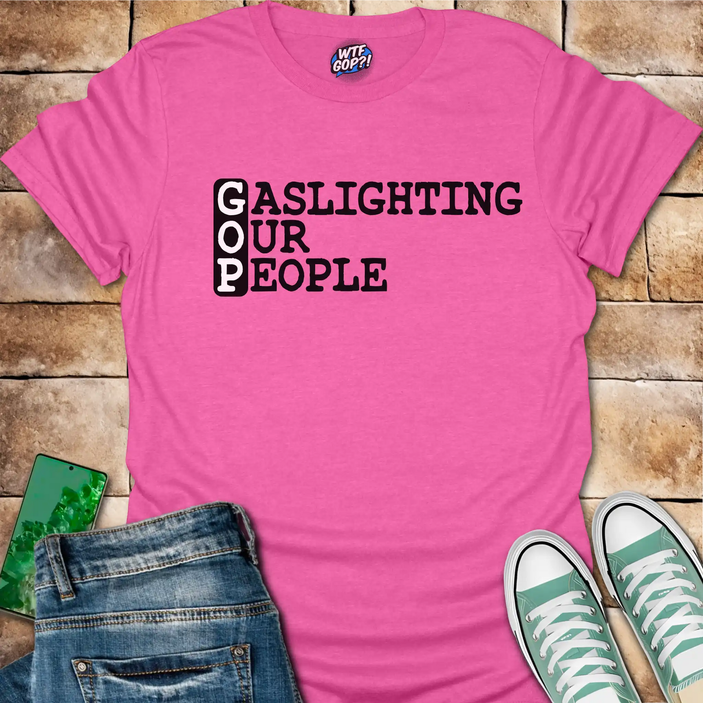 Gaslighting Our People Shirt: Anti-GOP Political Statement Apparel