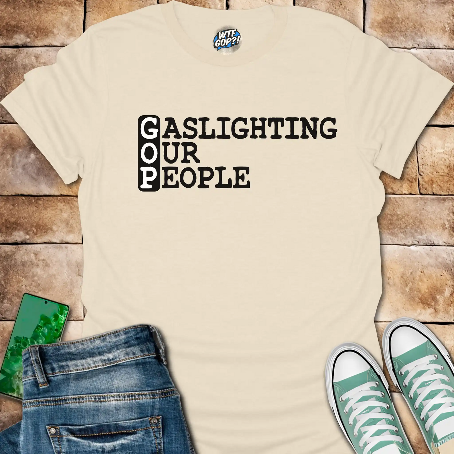 Gaslighting Our People Shirt: Anti-GOP Political Statement Apparel