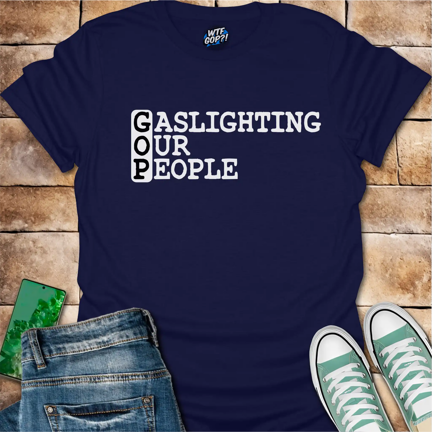 Gaslighting Our People Shirt: Anti-GOP Political Statement Apparel