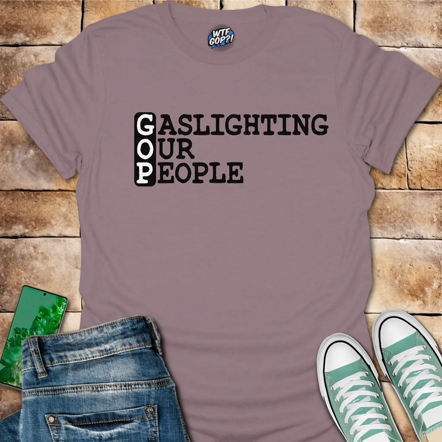 Gaslighting Our People Shirt: Anti-GOP Political Statement Apparel