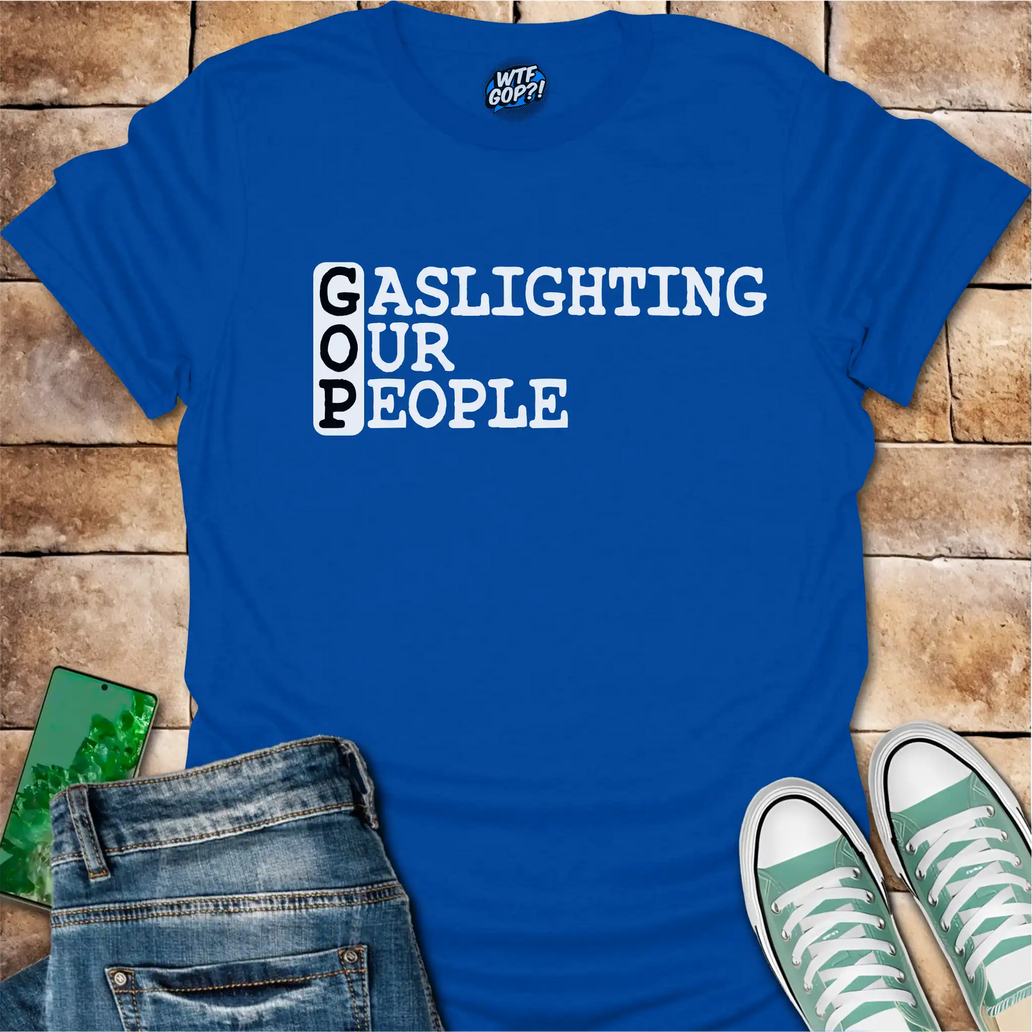 Gaslighting Our People Shirt: Anti-GOP Political Statement Apparel