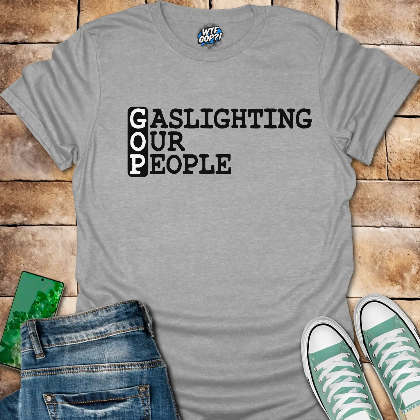 Gaslighting Our People Shirt: Anti-GOP Political Statement Apparel