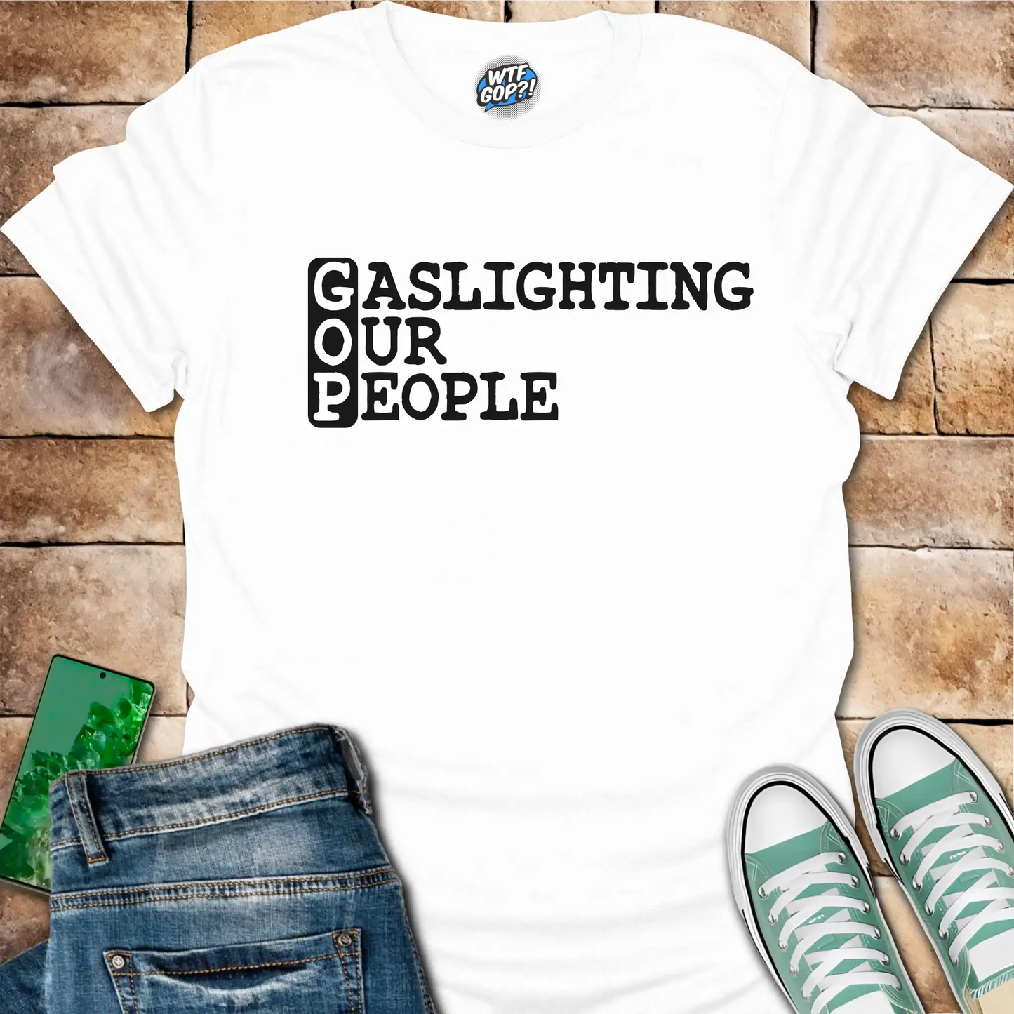 Gaslighting Our People Shirt: Anti-GOP Political Statement Apparel