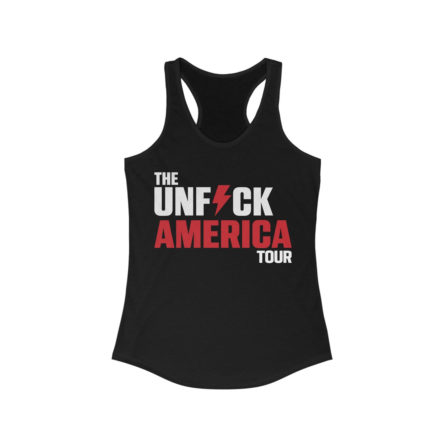 Unfuck America Tour Racerback Tank | Women's Political Tank Top