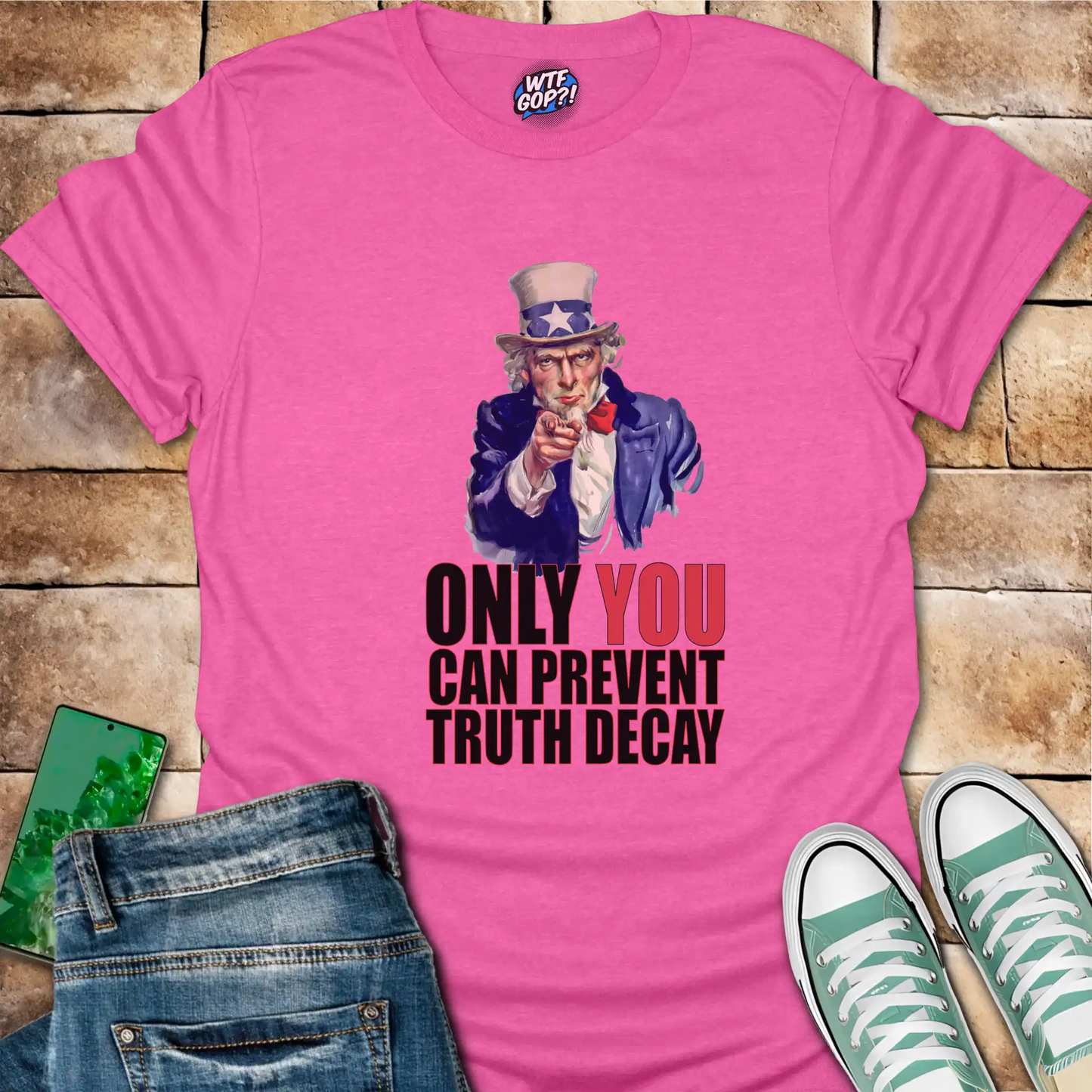 Uncle Sam Prevent Truth Decay Shirt: Patriotic Political Truth Defender