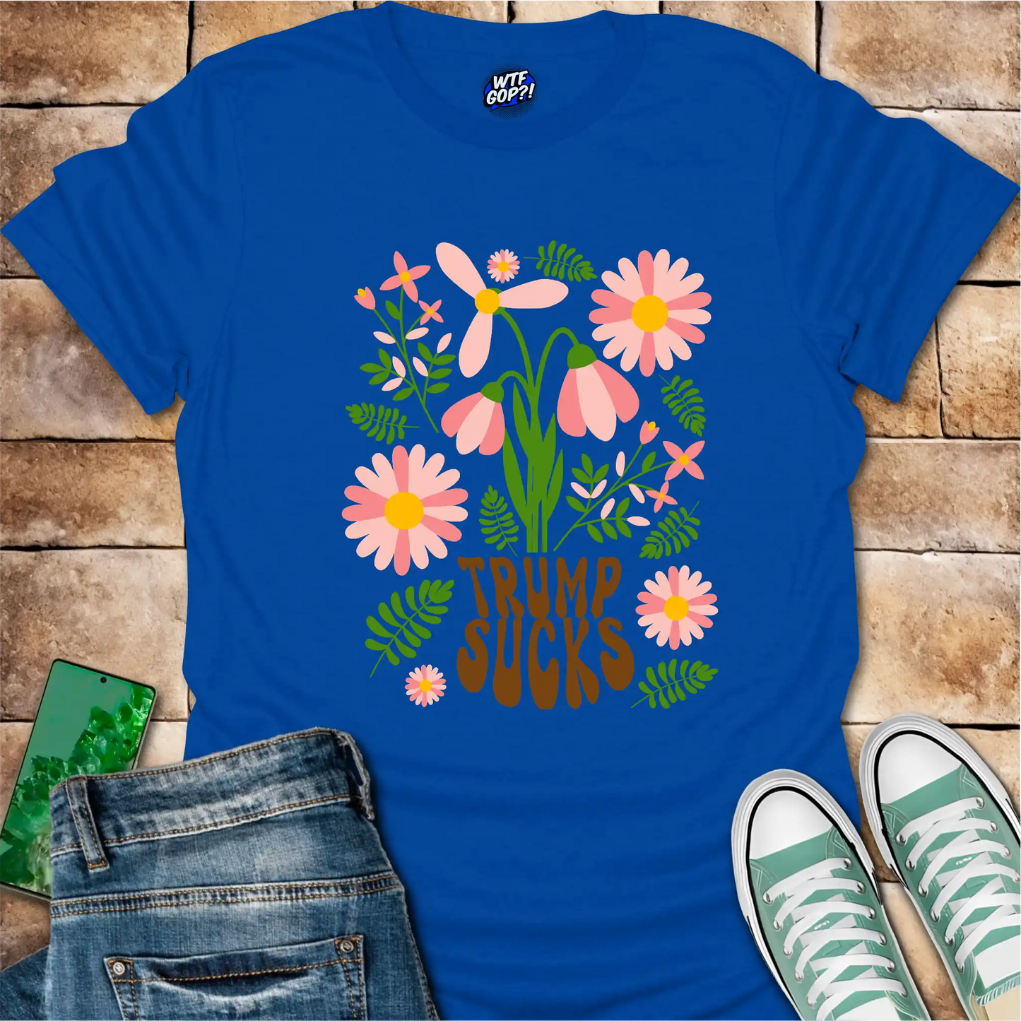 Trump Sucks Floral T-Shirt