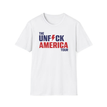 Unfuck America Tour Unisex T-Shirt | Political Activist Apparel